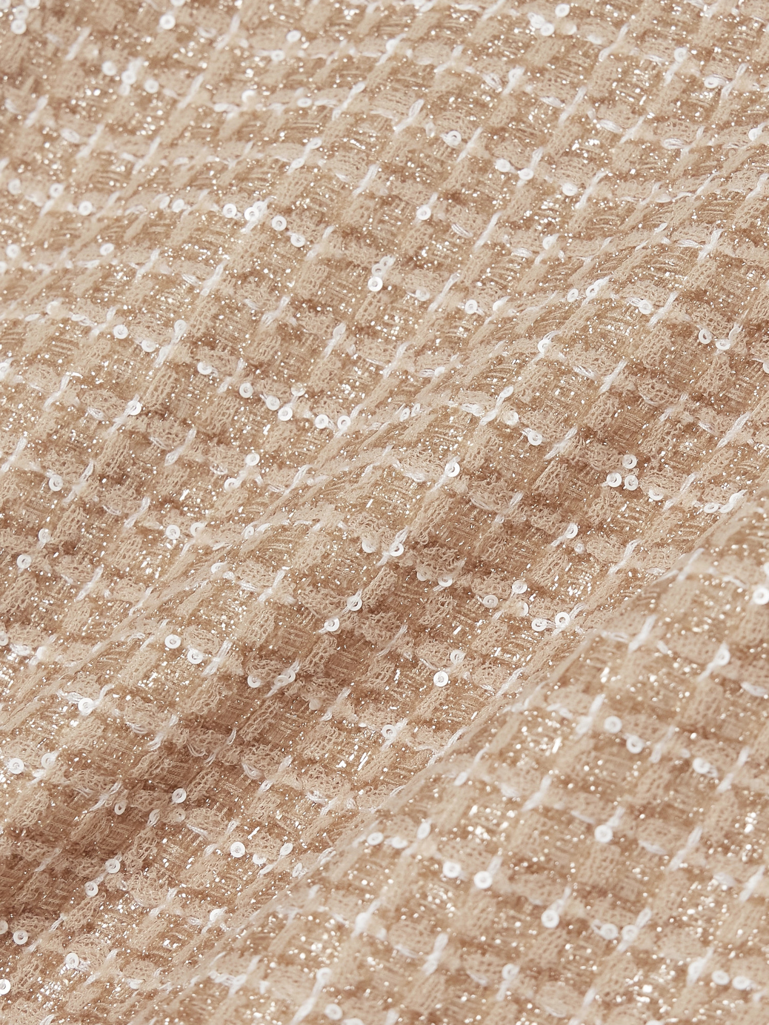 Alessandra Rich Plaid Skirt In Brown