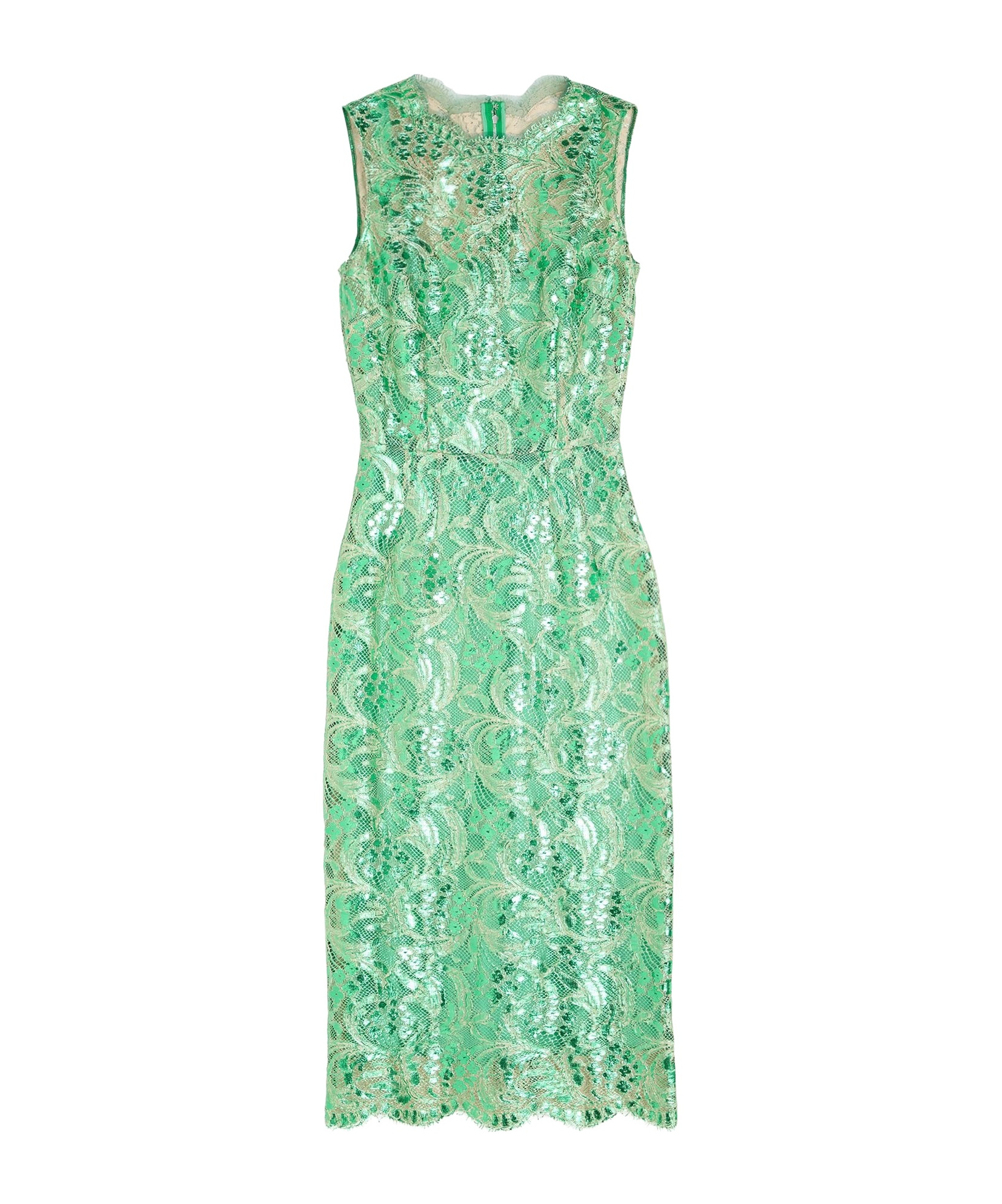 Dolce & Gabbana Midi Dress In Green