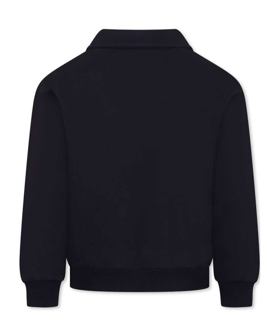 Dolce & Gabbana Long-sleeved Sweater In Black