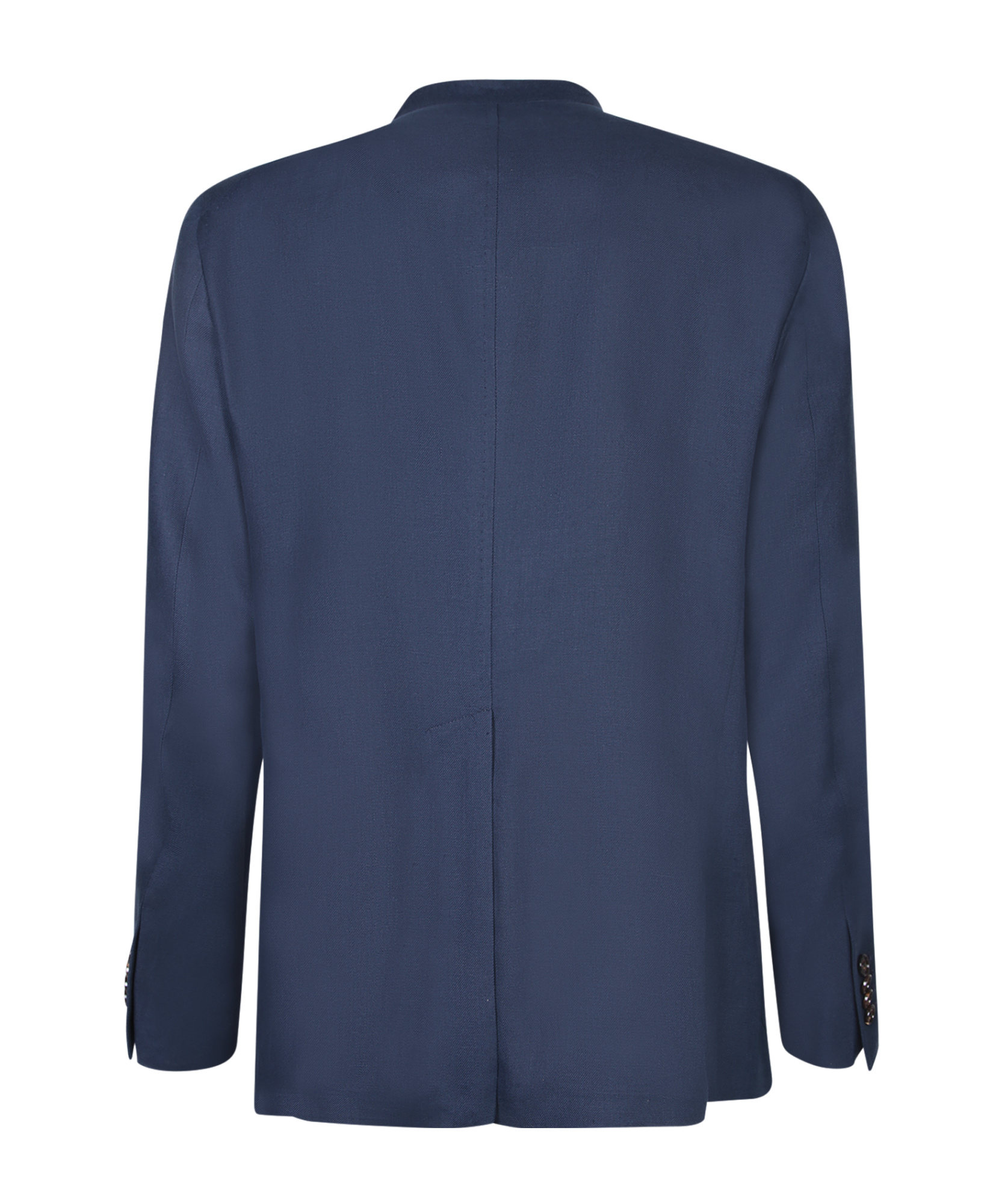Tagliatore Single-breasted Linen Blazer In Blue