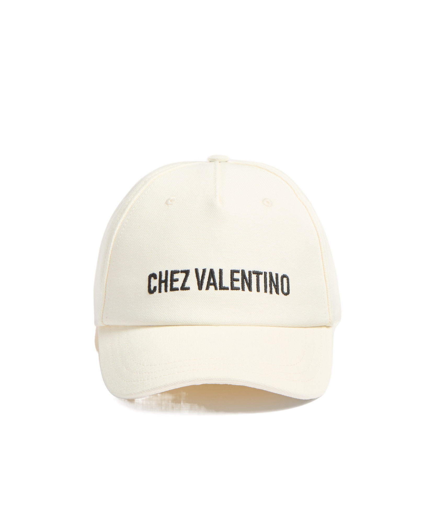 Valentino Baseball Cap With Embroidery In White