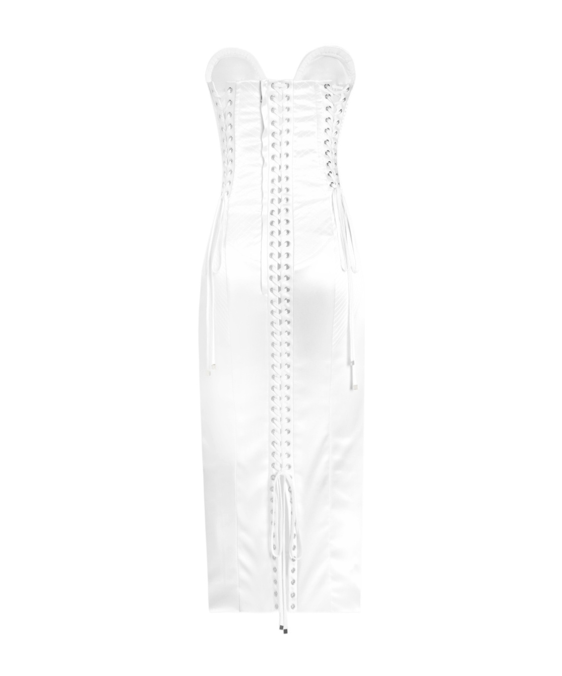 Dolce & Gabbana Strapless Dress In White