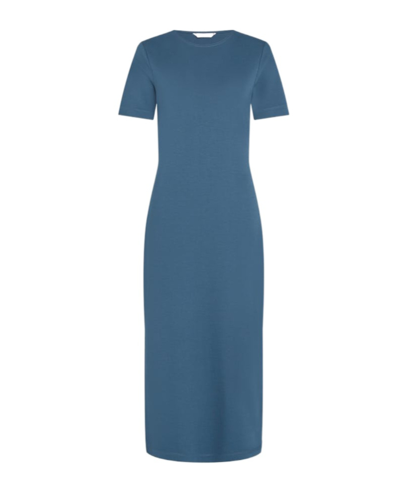 Tommy Hilfiger Short Sleeve Dress In Blue