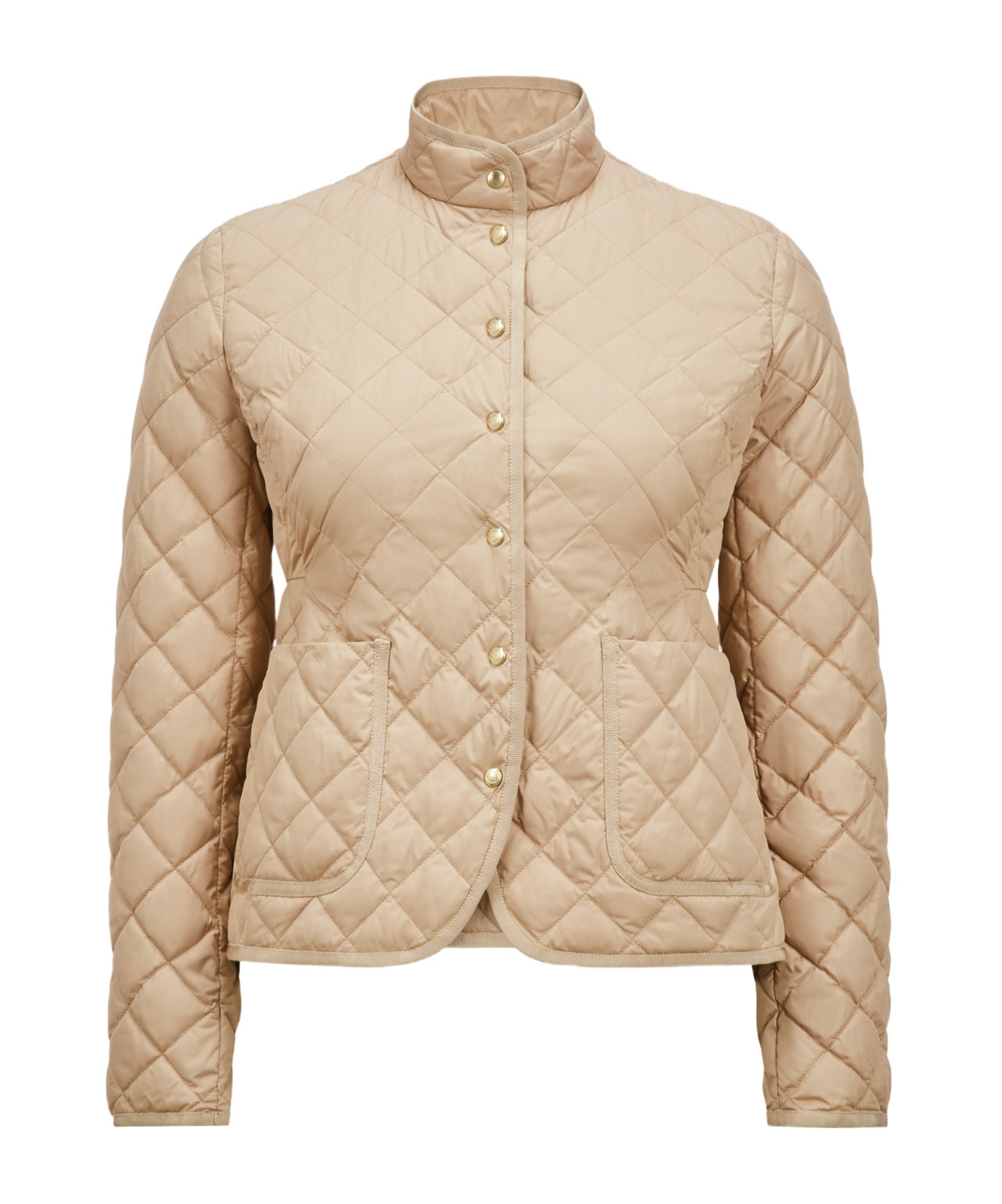 Moncler Beige Epin Puffer Jacket In Nude