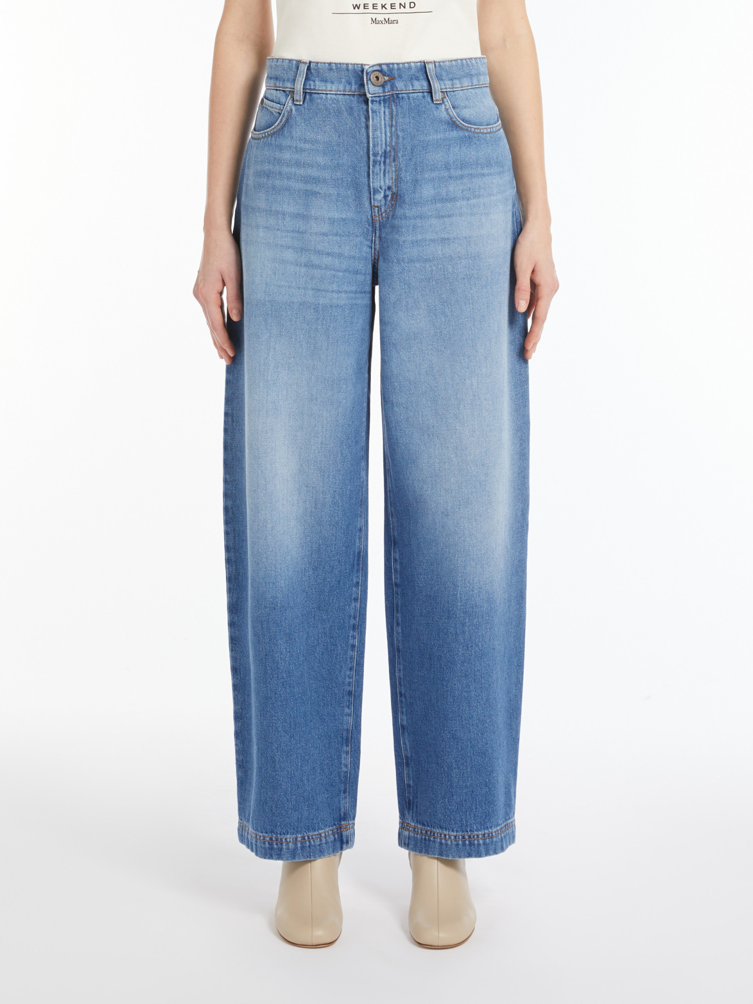 WEEKEND MAX MARA BELT-LOOP JEANS