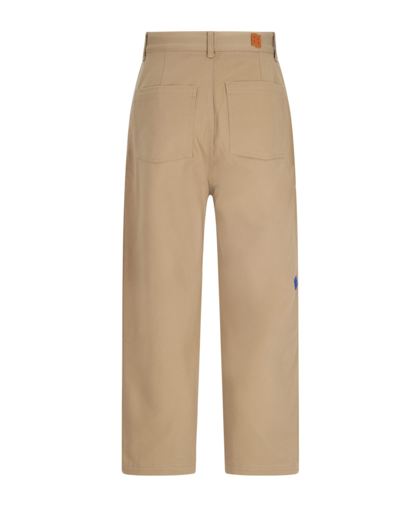 Ader Error Logo Casual Pants In Nude