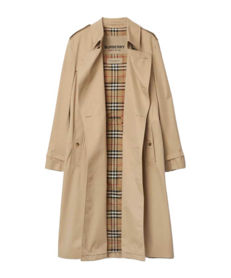 Burberry Kensington Heritage Long Trench Coat Clothing In Brown