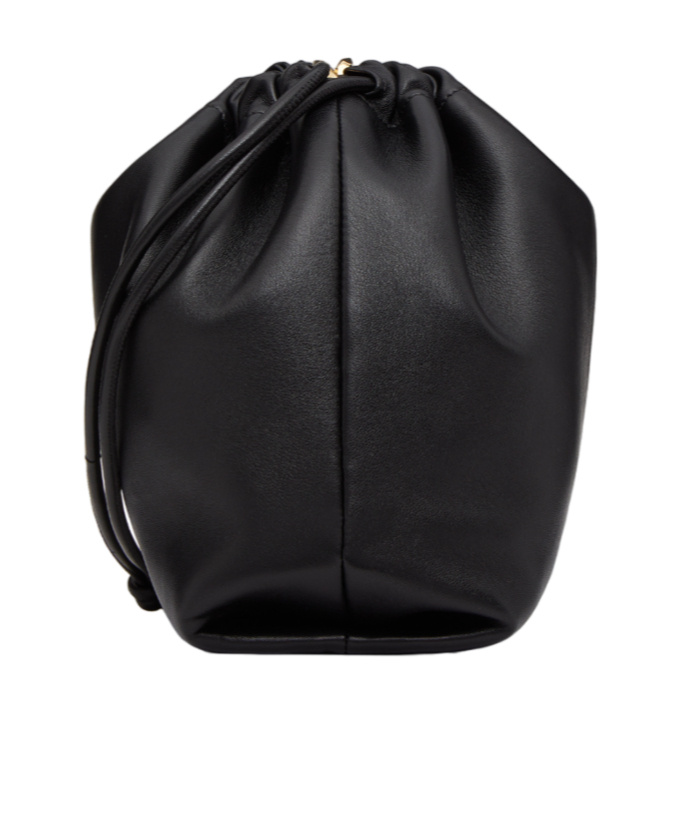 Valentino Vlogo Signature Drawstring Bag In Black