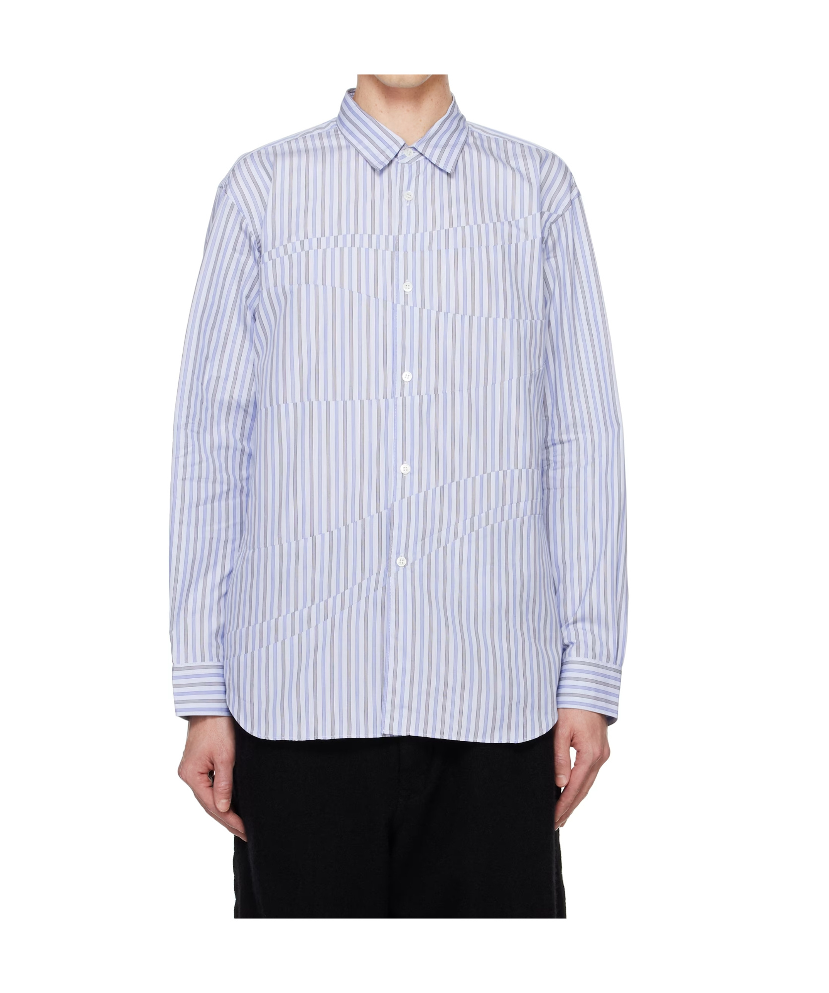 Comme Des Garçons Striped Button-down Shirt