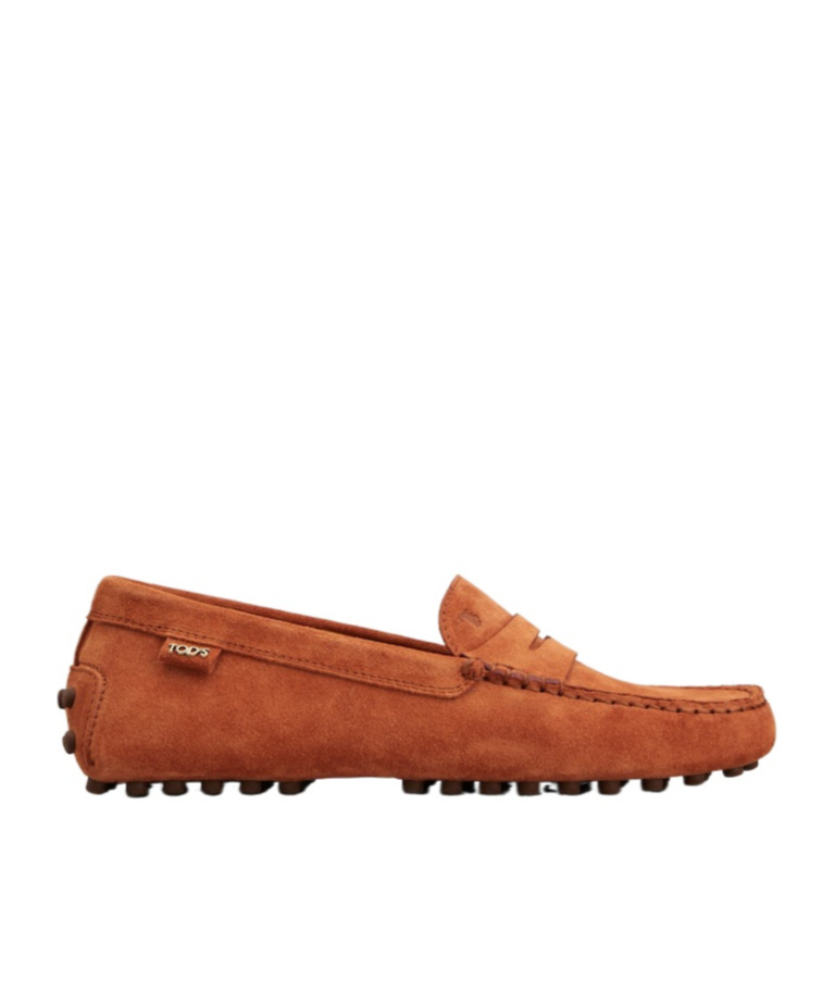 Tod's Gommino Flat Driving Shoes In Brown