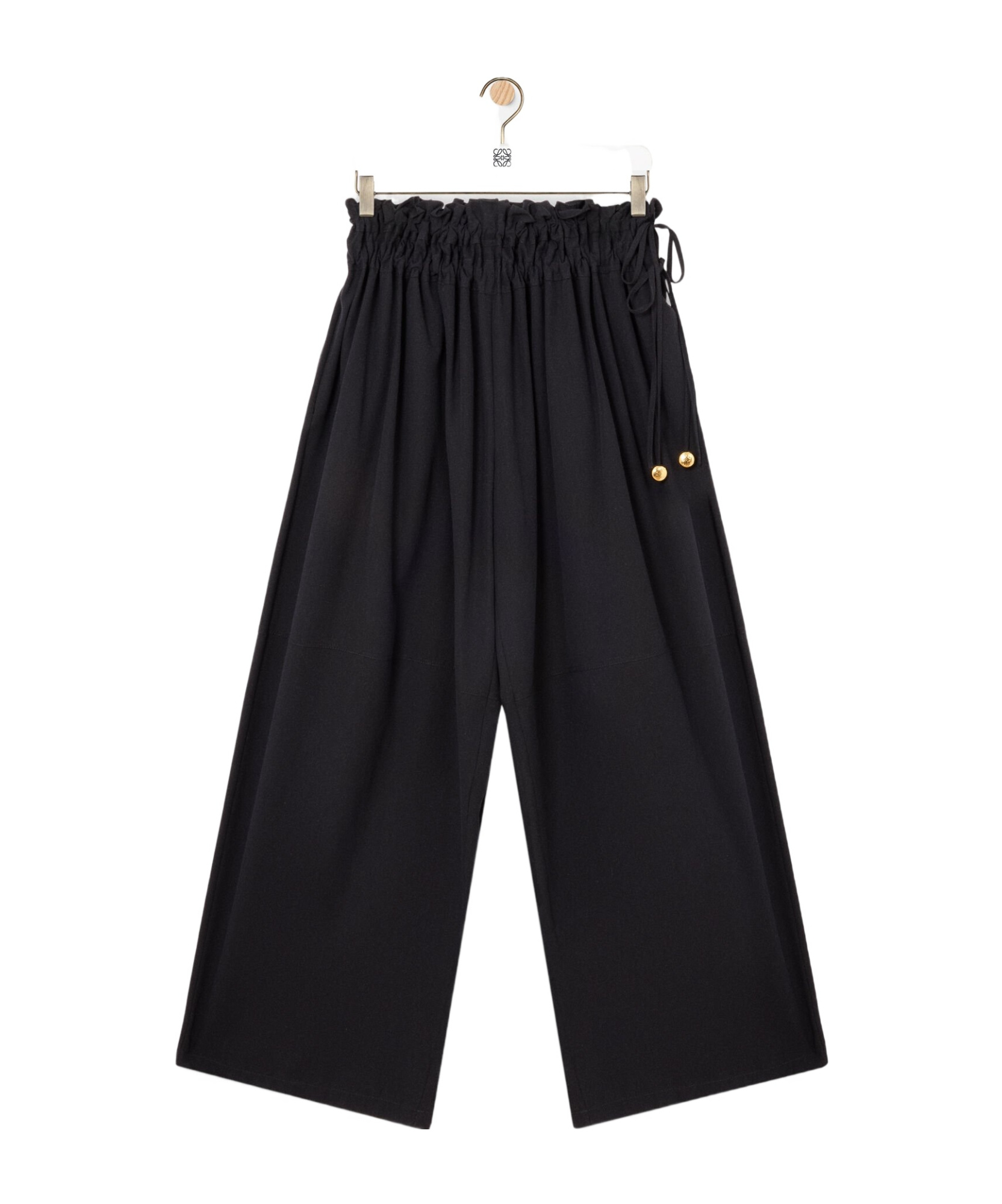 Loewe Trousers In Lyocell In Black