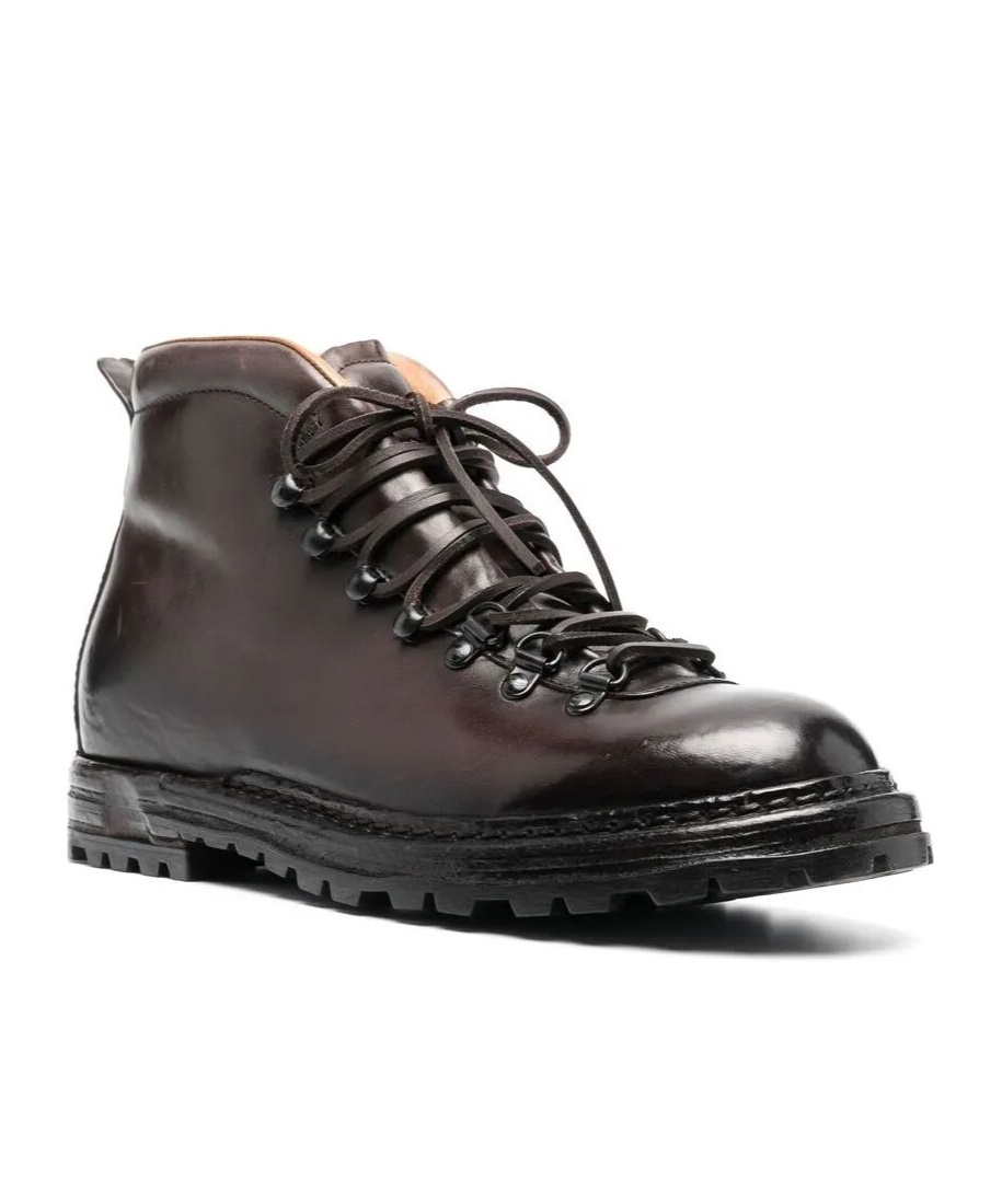 Officine Creative Artik Ankle Boots In Brown