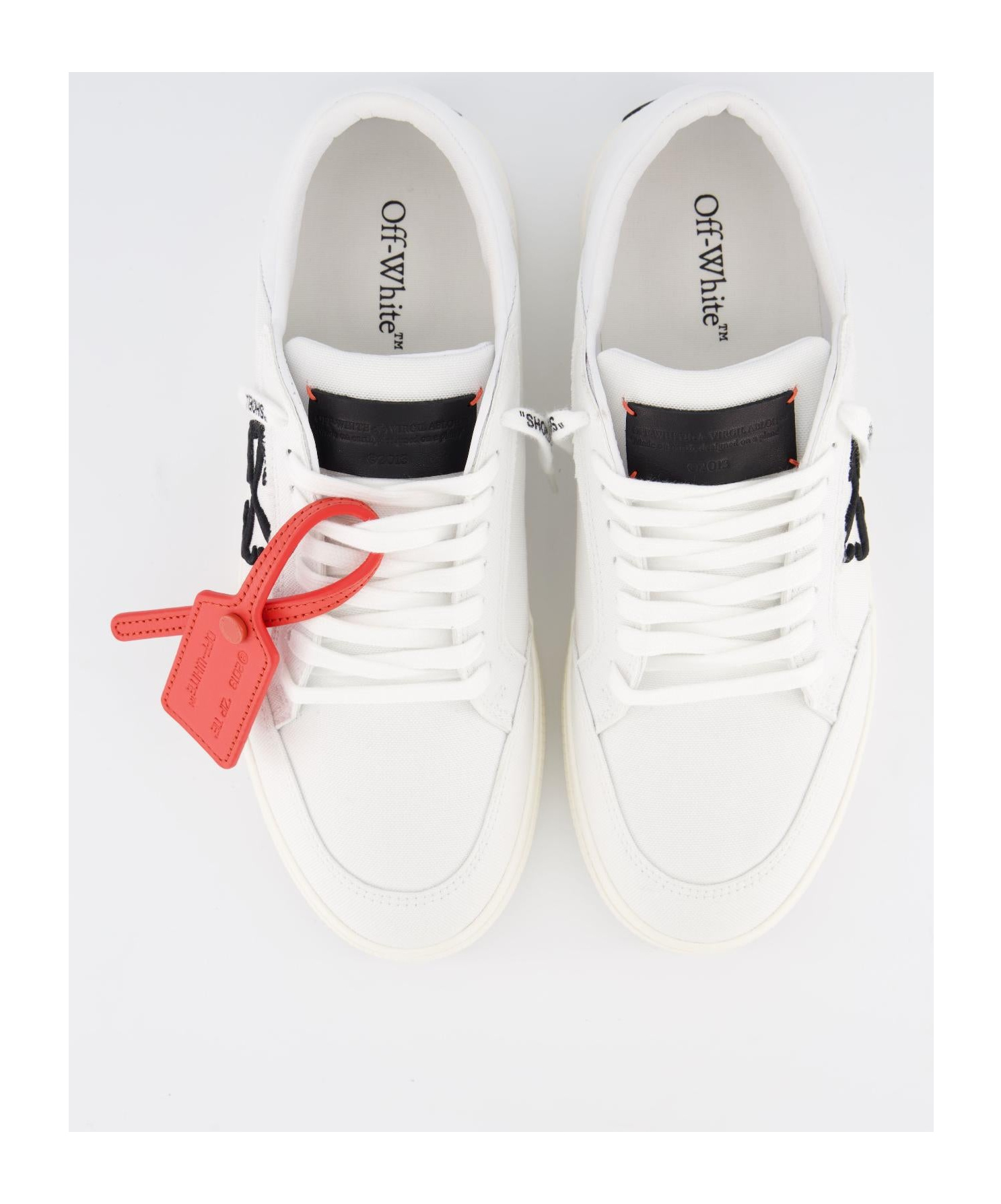 Off-white New Low Vulcanized Canvas Sneakers In White