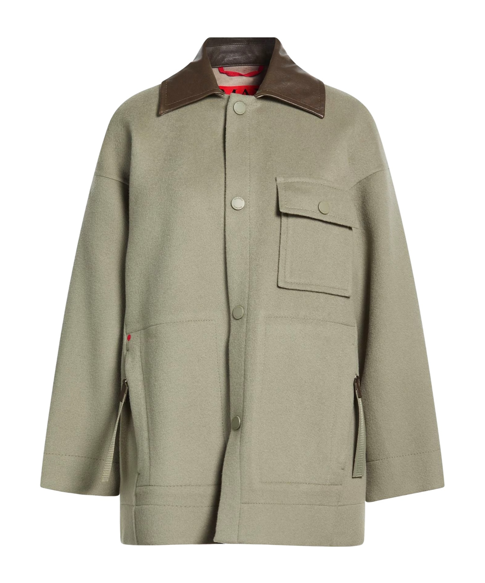 Maxco. Long-sleeved Coat In Green