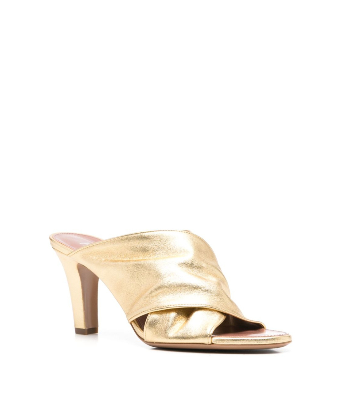 Paris Texas Round-toe High-heeled Sandals In Brown