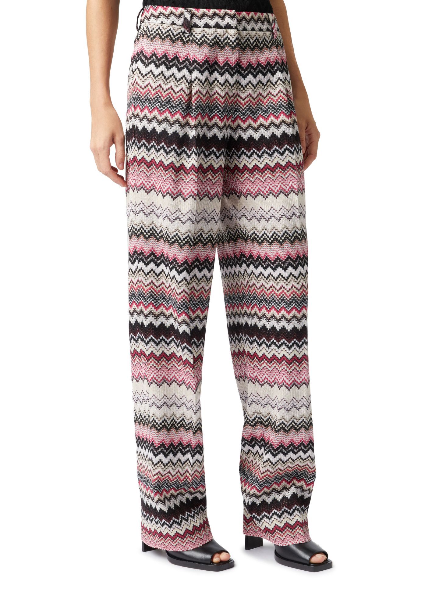 Missoni Belt Loops Slacks In Multi-color