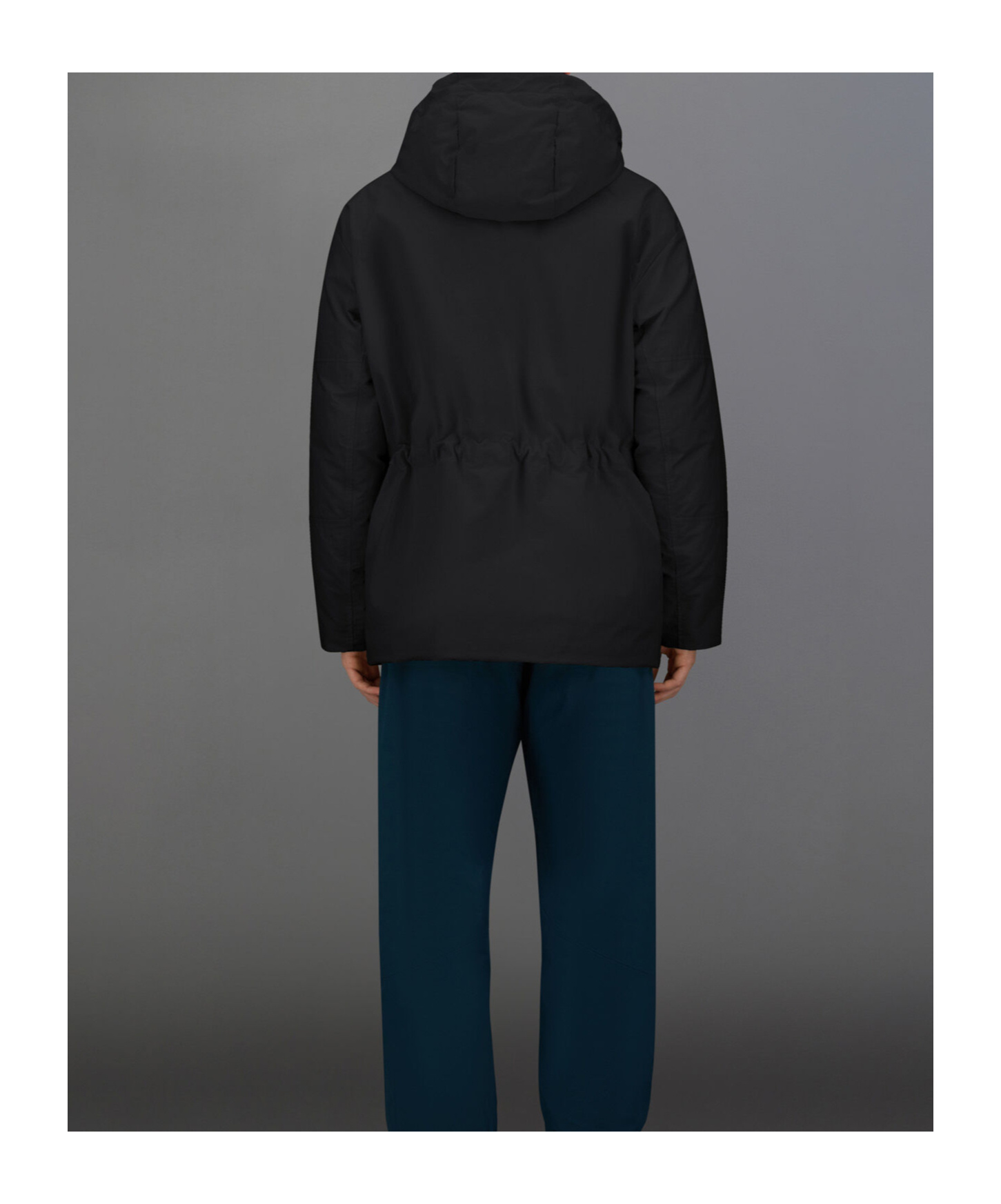 Herno Long-sleeved Parka In Black