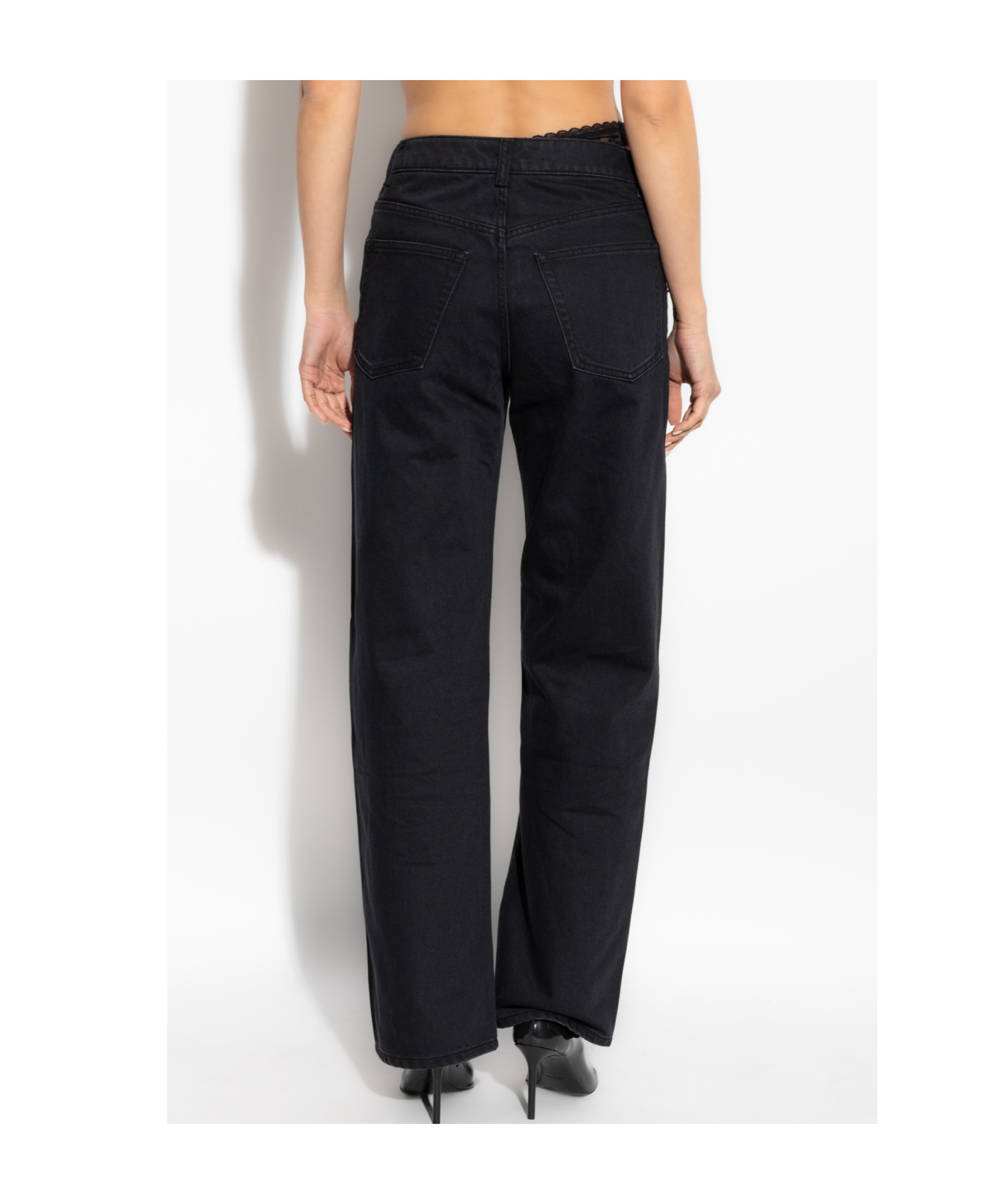 Alexander Wang Belt-loop Jeans In Black