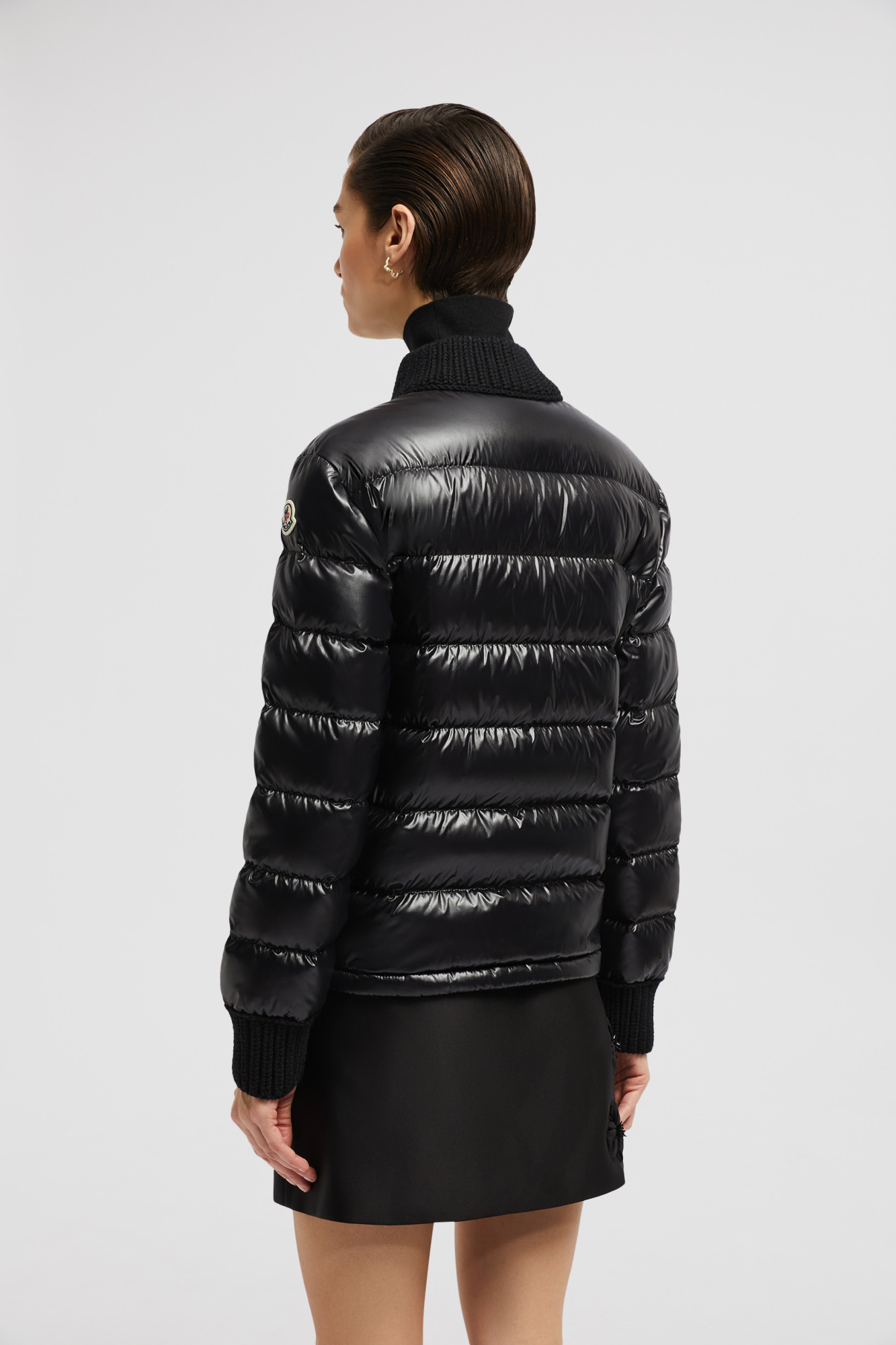 Moncler Arcelot Puffer Jacker In Black