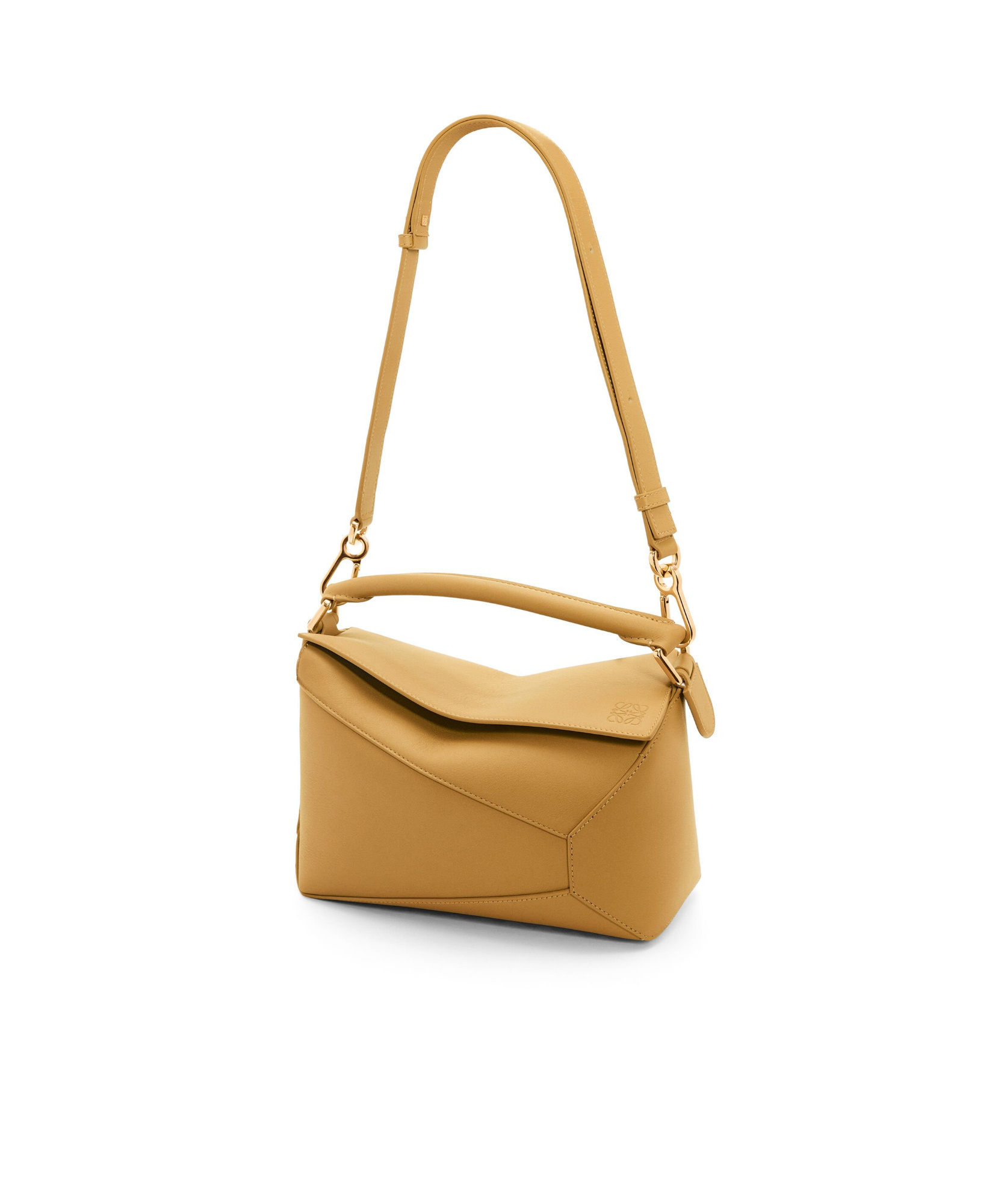 Loewe Puzzle Small Shoulder Bag In Brown