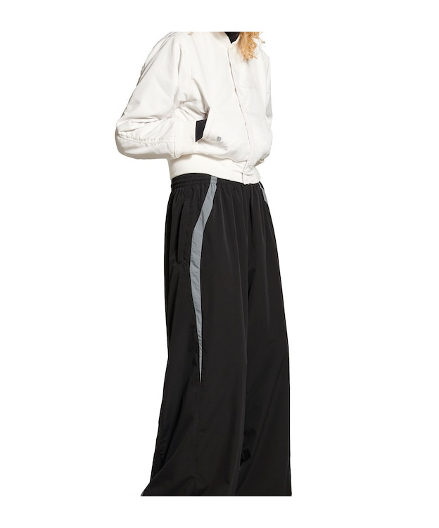 Balenciaga Loop Sports Icon Shrunk Varsity Jacket In White