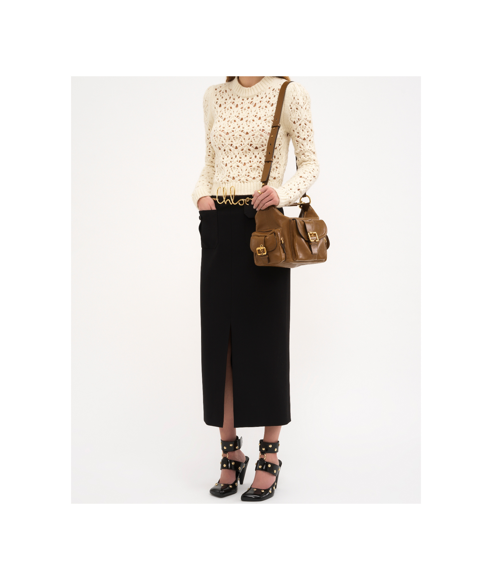 Chloé Virgin-wool Sweater In White