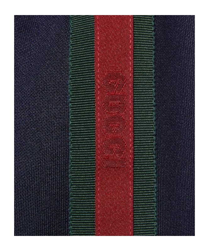 Gucci Technical Jersey Zip-up Jacket In Black