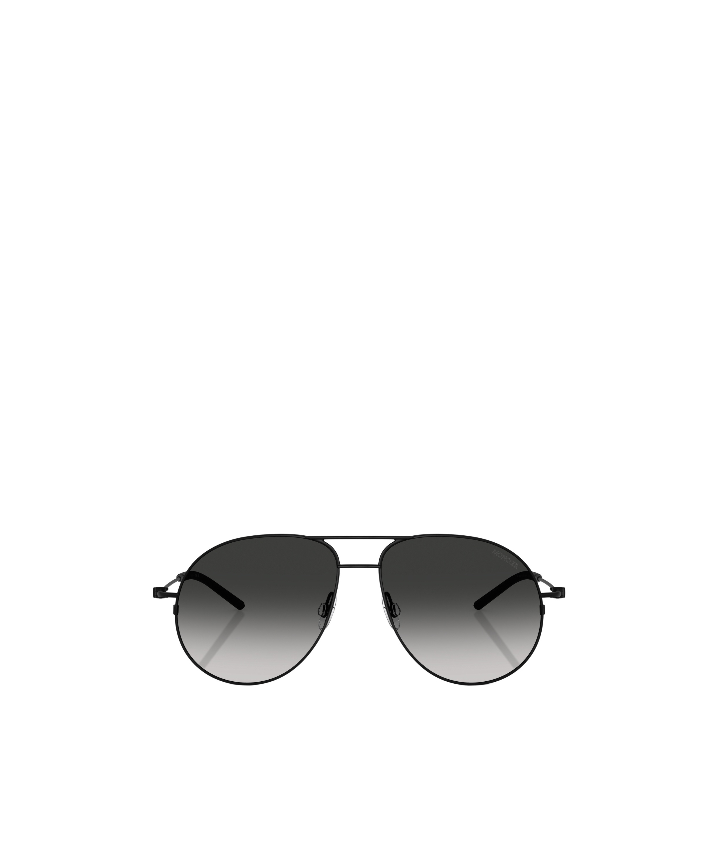 Moncler Logo Sunglasses In Black