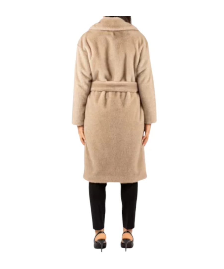 Herno Belted Coat In Brown