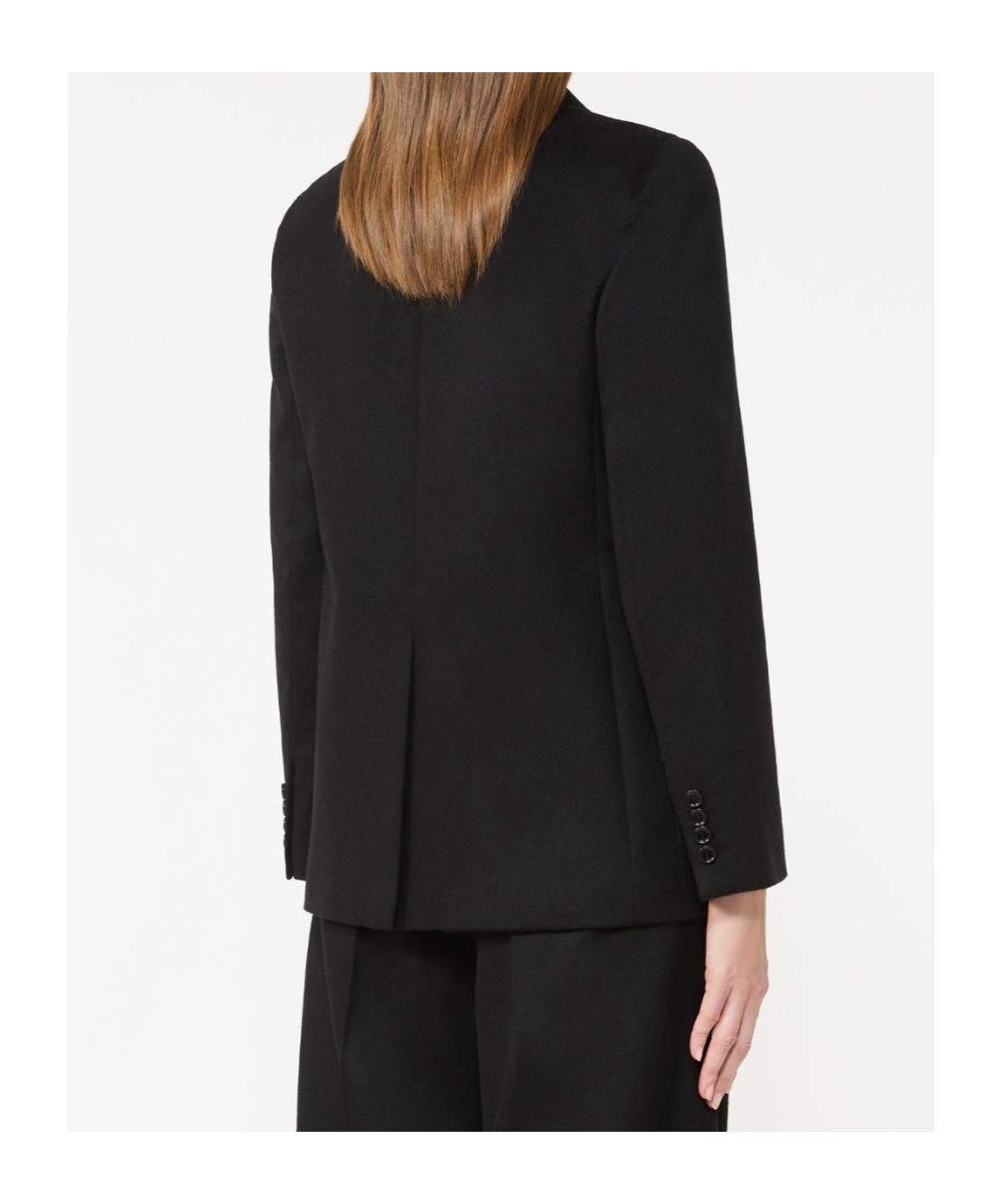 Max Mara Camer Drap Blazer In Black