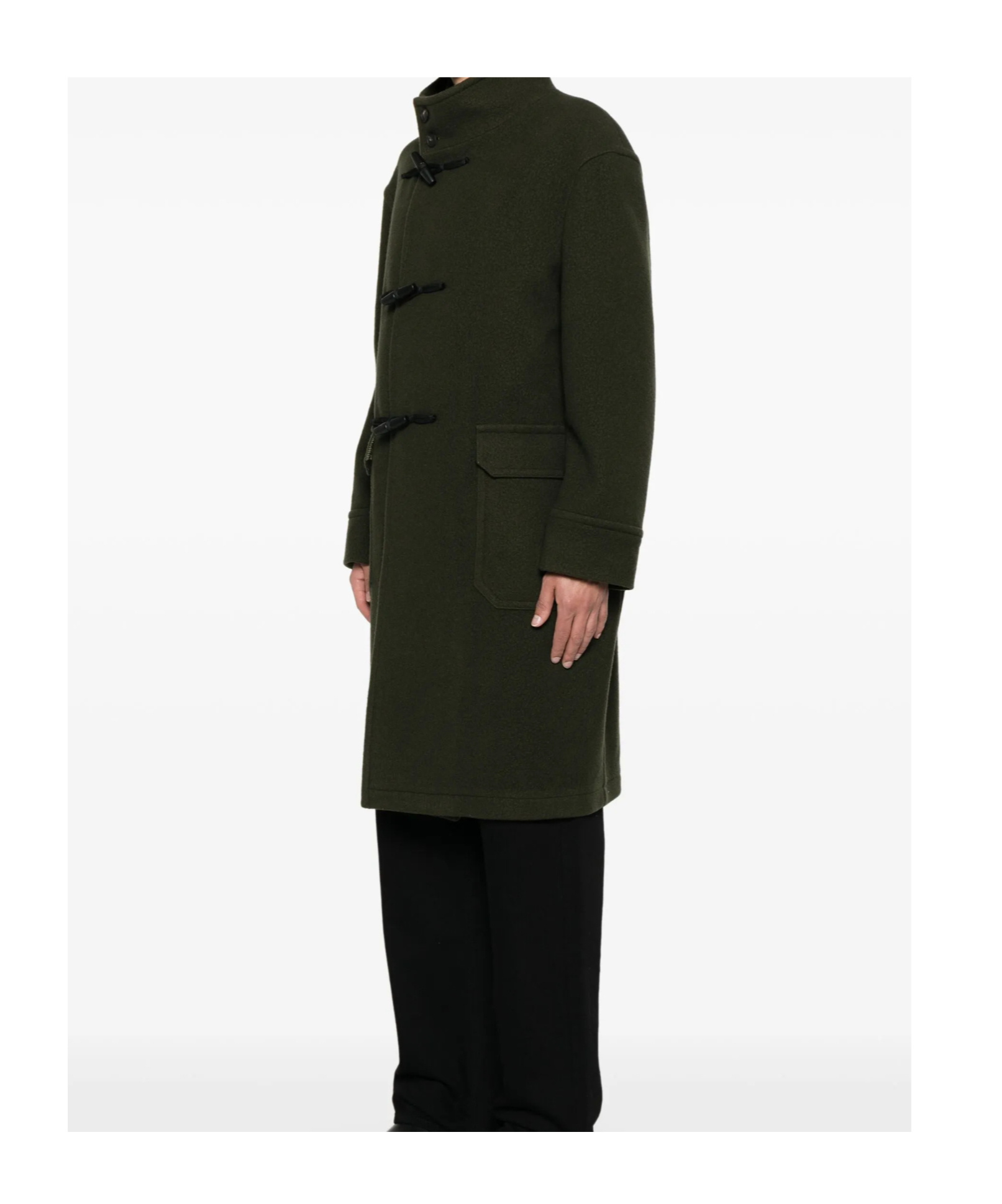 Tagliatore Long-sleeved Coat In Gray