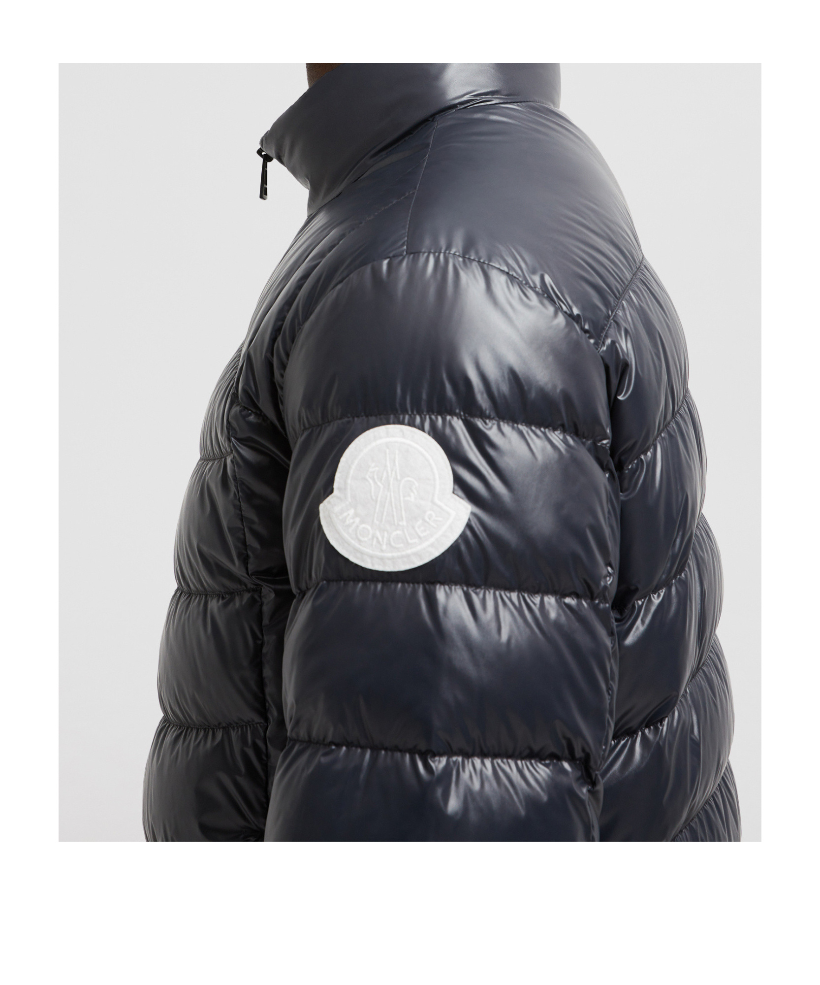 Moncler Galeso Quilted Down Jacket In Black