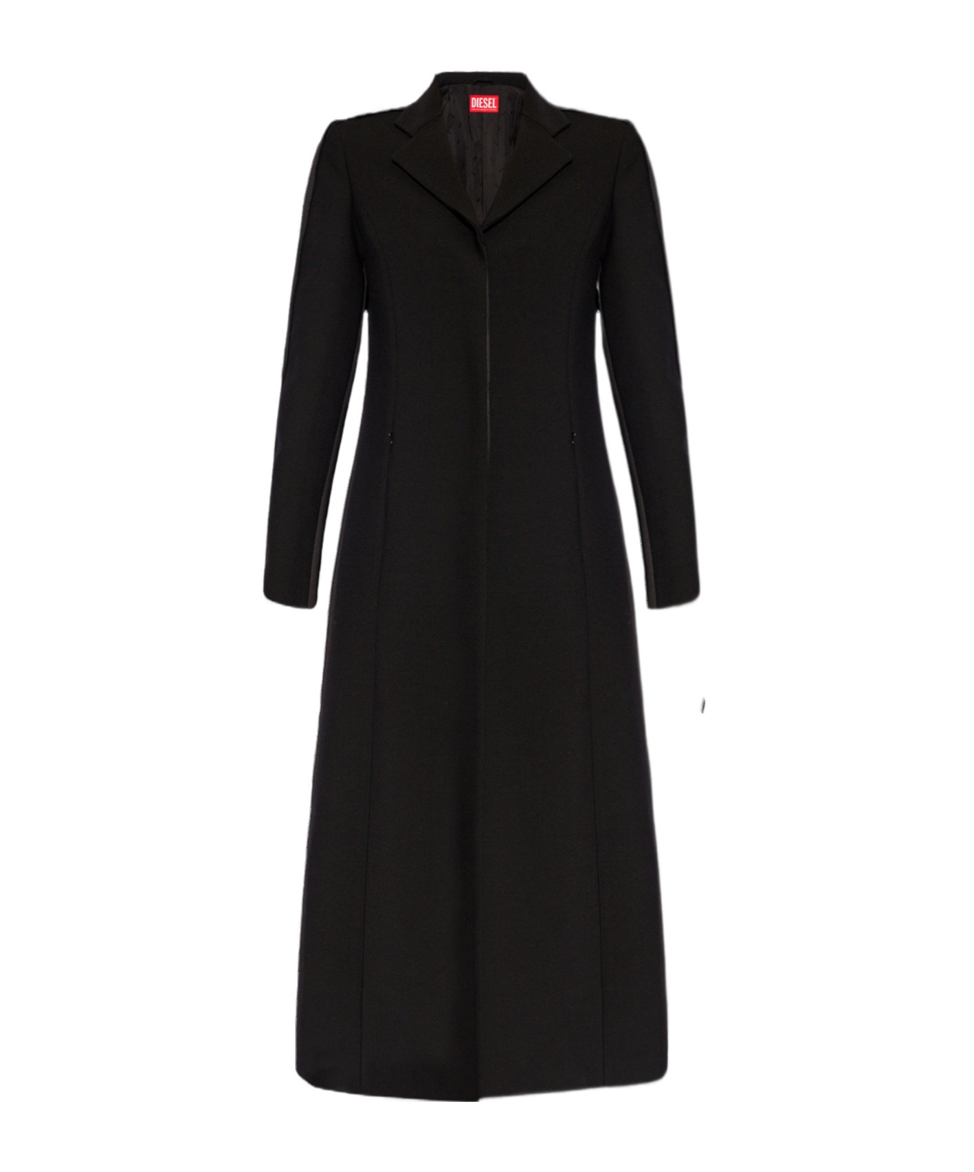 Diesel G-fine Single-breasted Coat In Black
