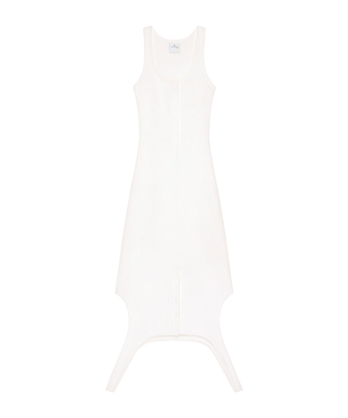Courrèges Reversed Dress In White