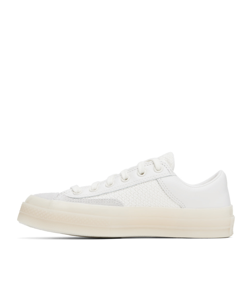 Converse Lace-up Low-cut Casual Shoes In White
