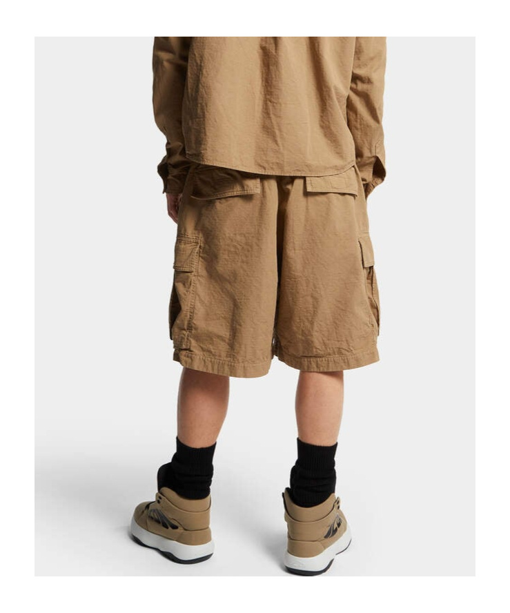 Dsquared2 Cotton Cargo Shorts In Brown
