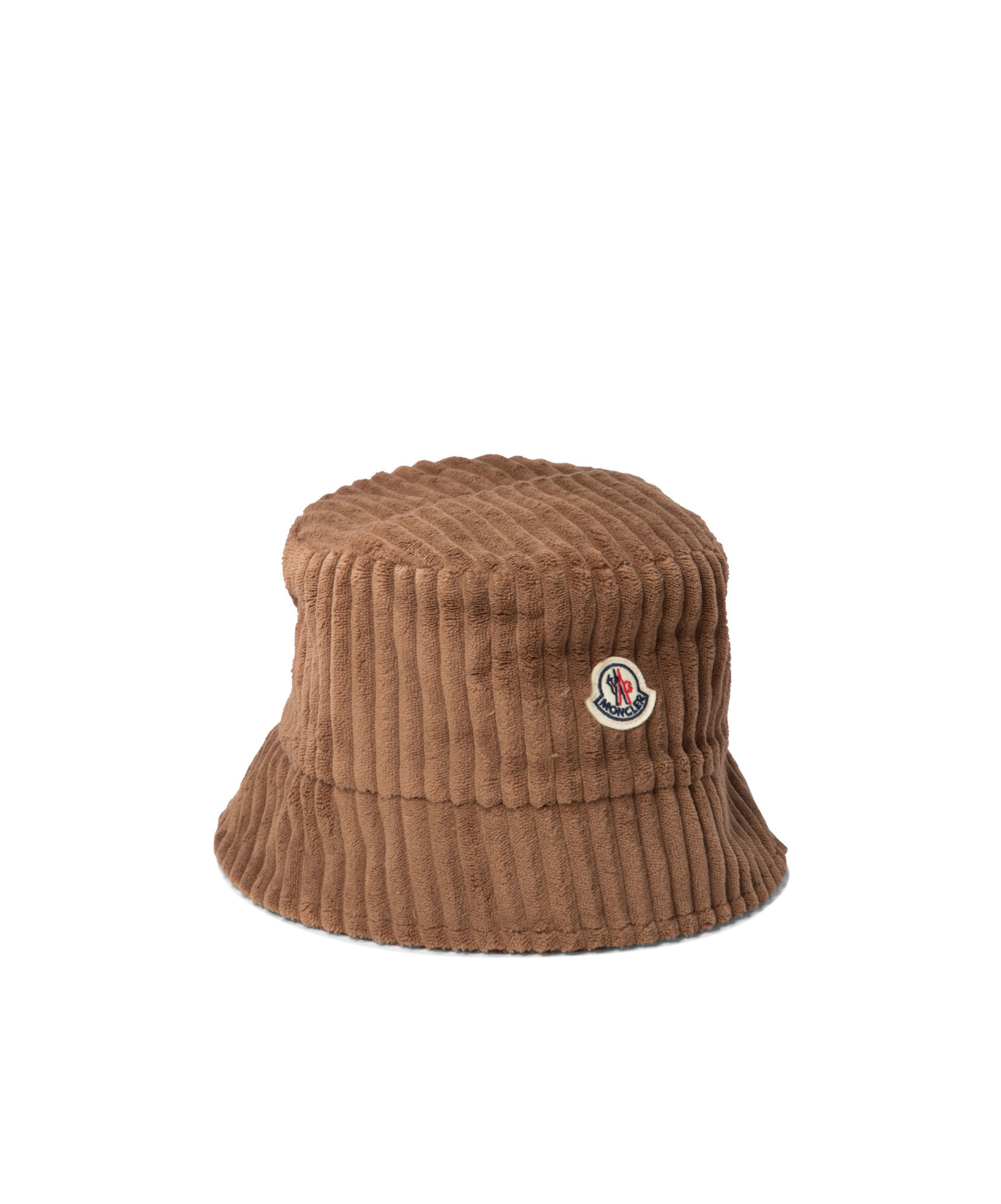 Moncler Logo Fisherman's Hat In Brown