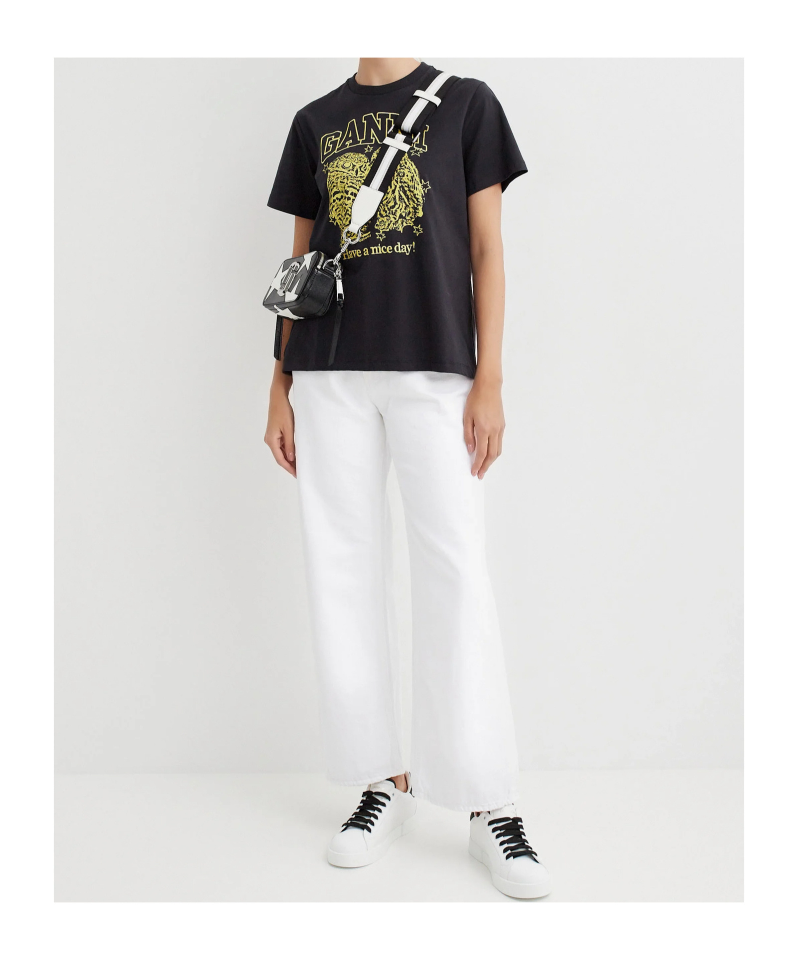 Haikure Belt-loop Jeans In White