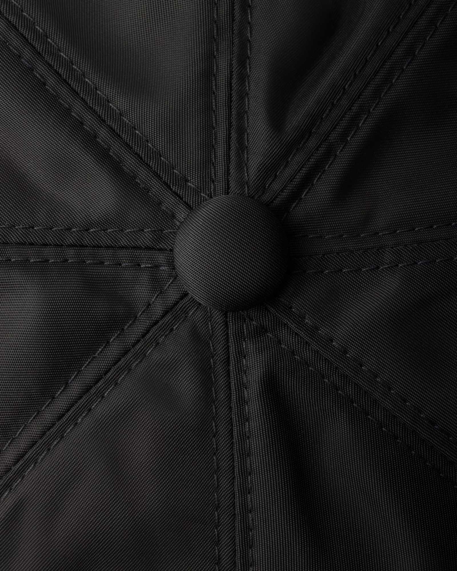 Prada Re-nylon Newsboy Cap In Black
