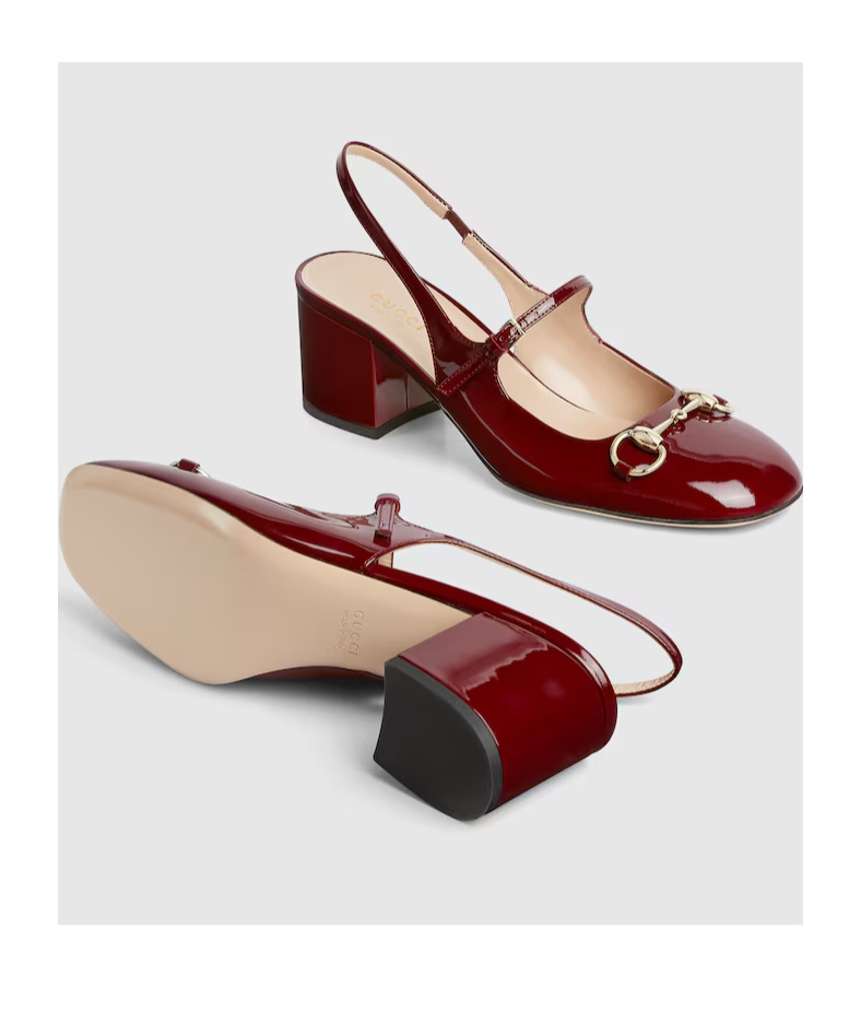 Shop Gucci Women's Horsebit Pump In Brown
