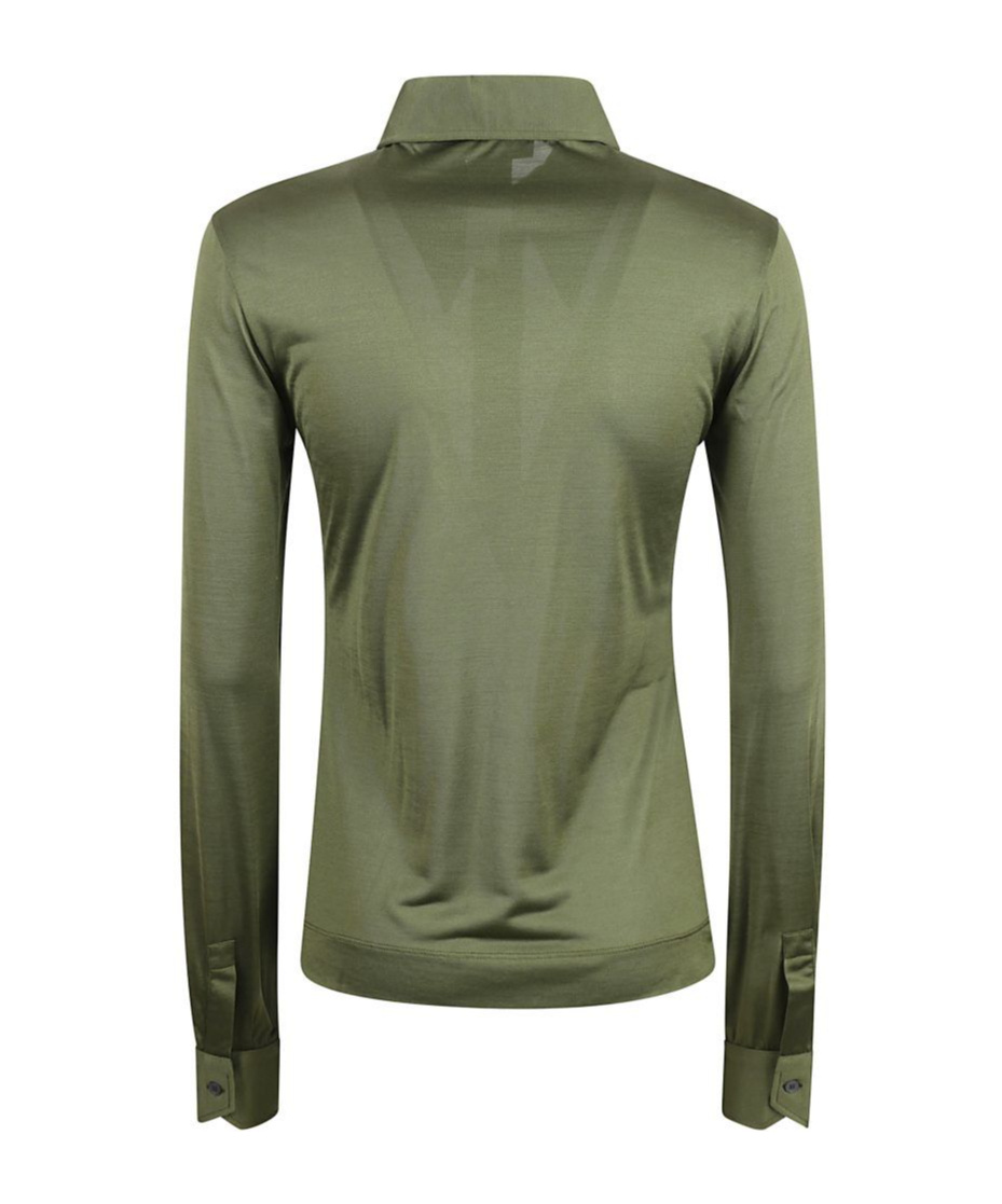 Fabiana Filippi Fitted Long Shirt In Green