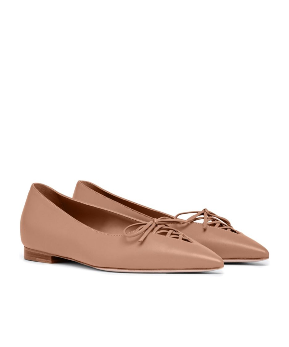 Malone Souliers Hedy Ballet Flats In Pink