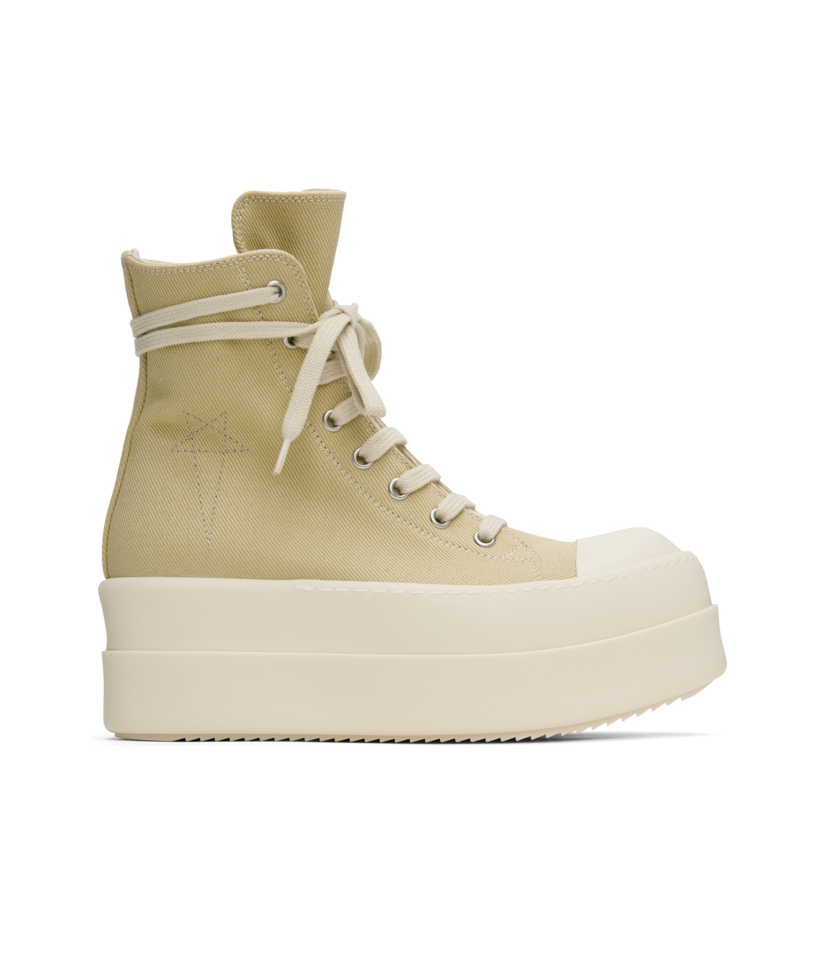 Shop Rick Owens Drkshdw Hollywood Sneakers In Nude