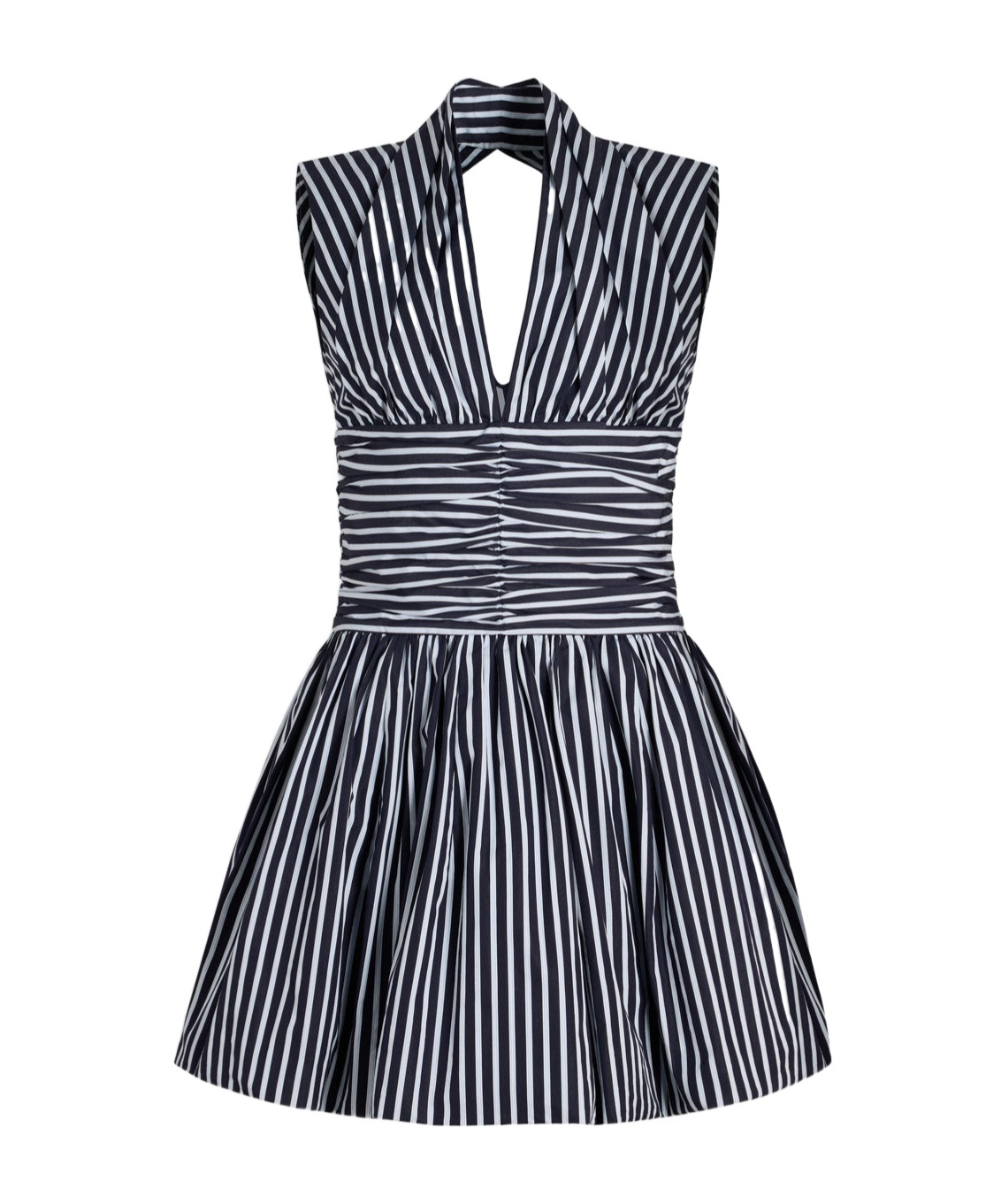 Patou Open-back Minidress In Black