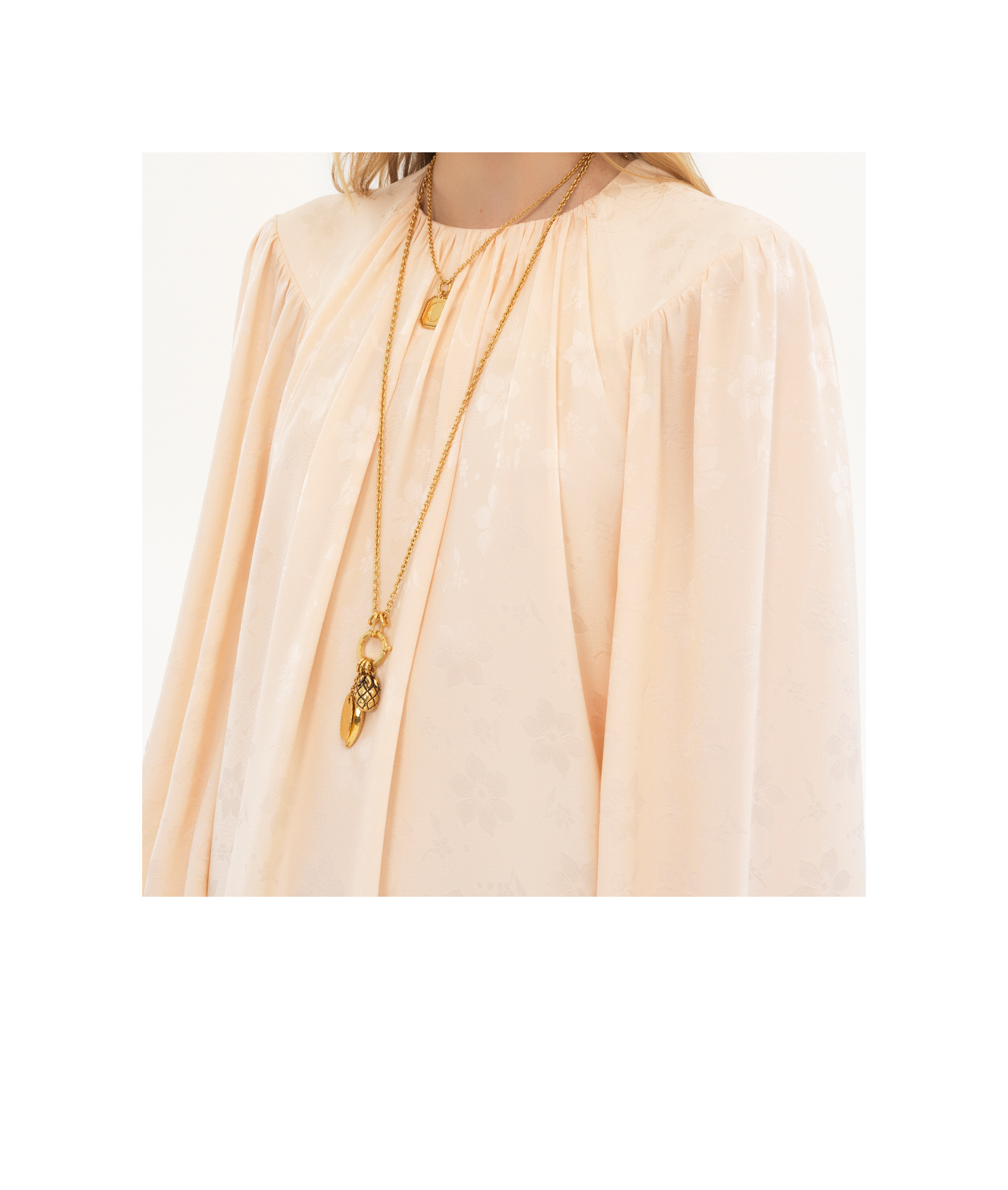 CHLOÉ JACQUARD SILK MINI DRESS