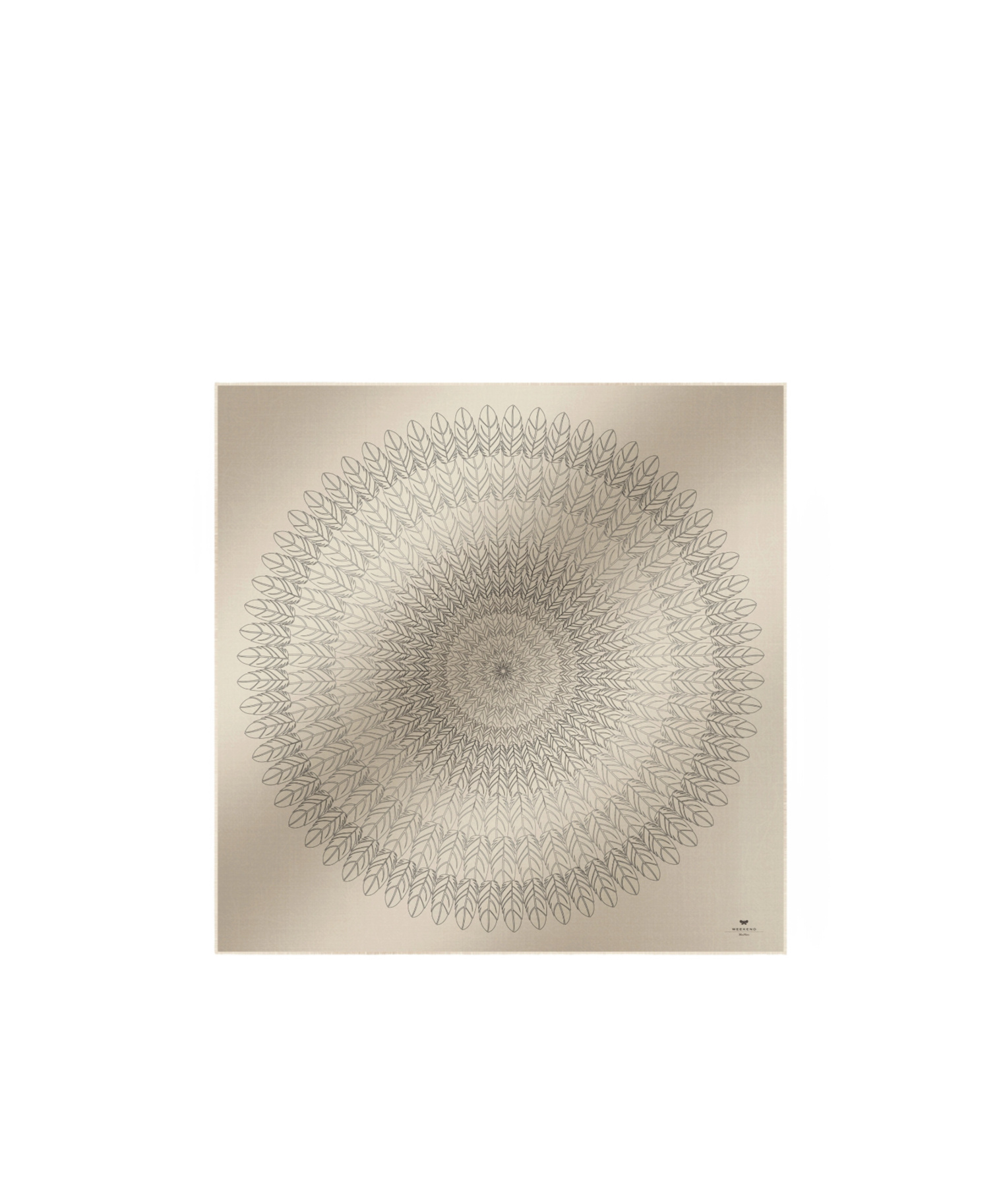 Weekend Max Mara Wool And Silk Shawl In Nude