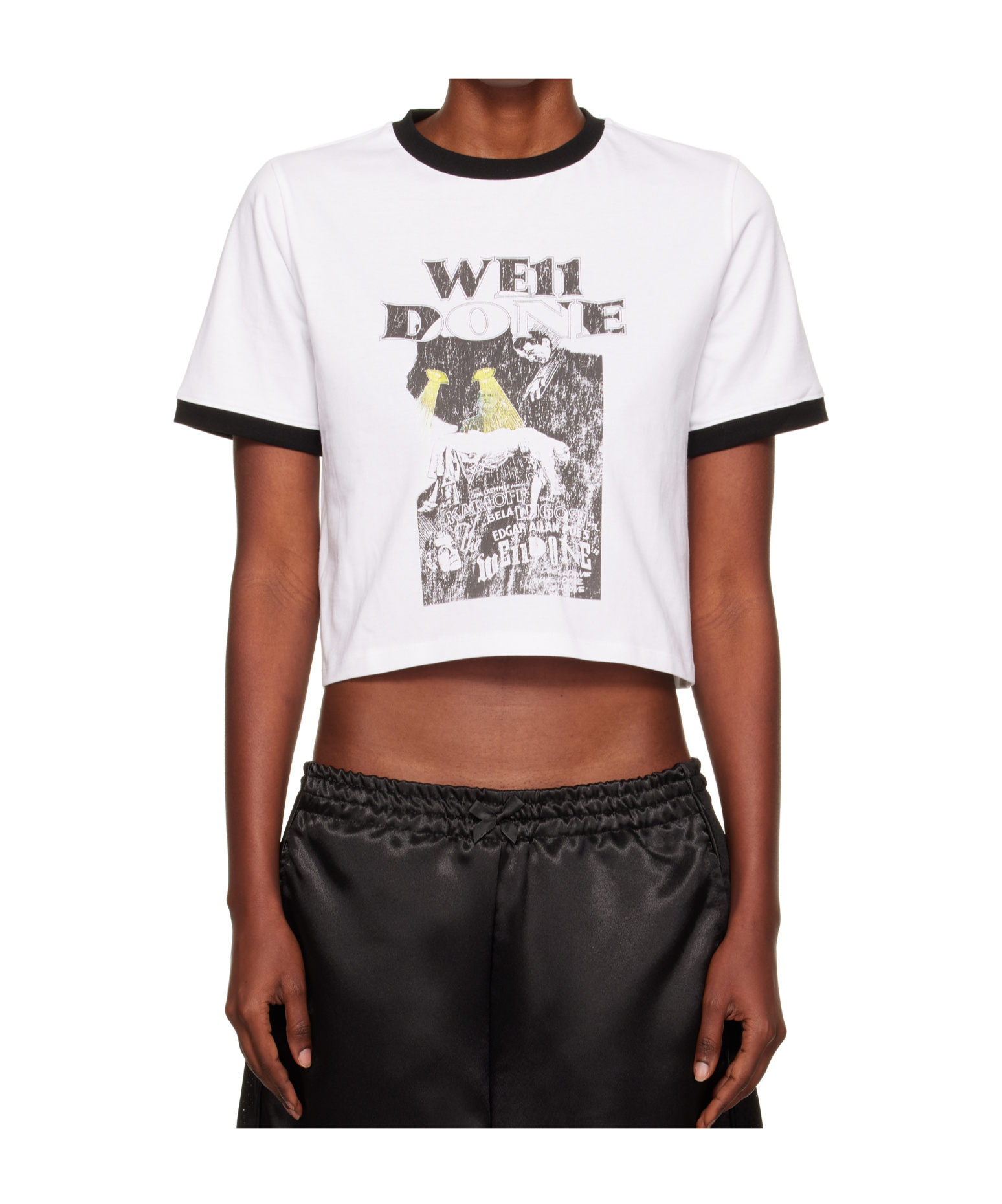 We11 Done Graphic-print Cotton T-shirt In White