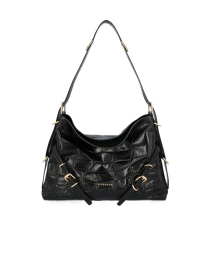 Givenchy Buckle Detailed Shoulder Bag In Black