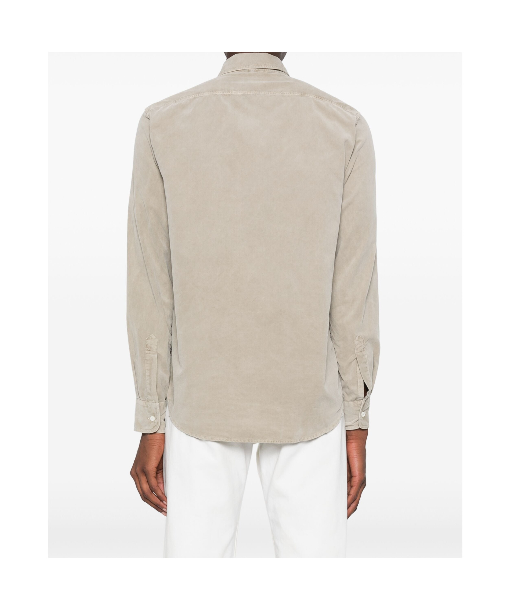 Aspesi Long-sleeved Shirt In Nude