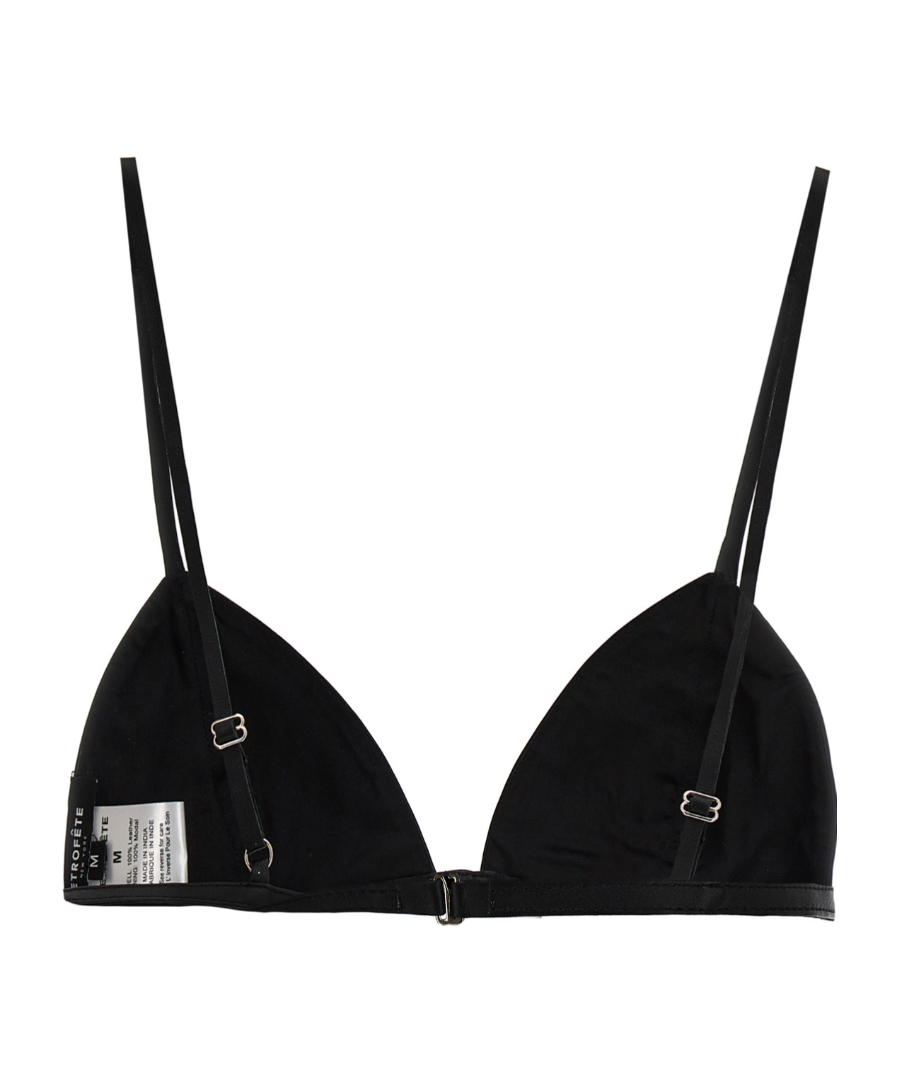 Retrof�te Esti Leather Bra In Black